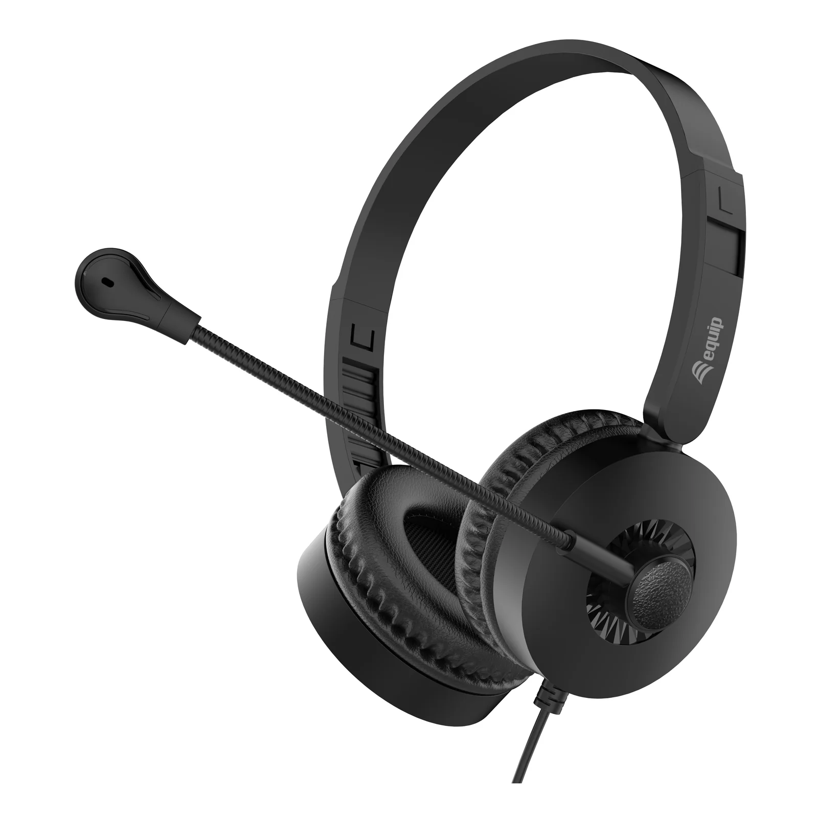 Equip 245301 casque Avec fil Arceau Appels/Musique Noir