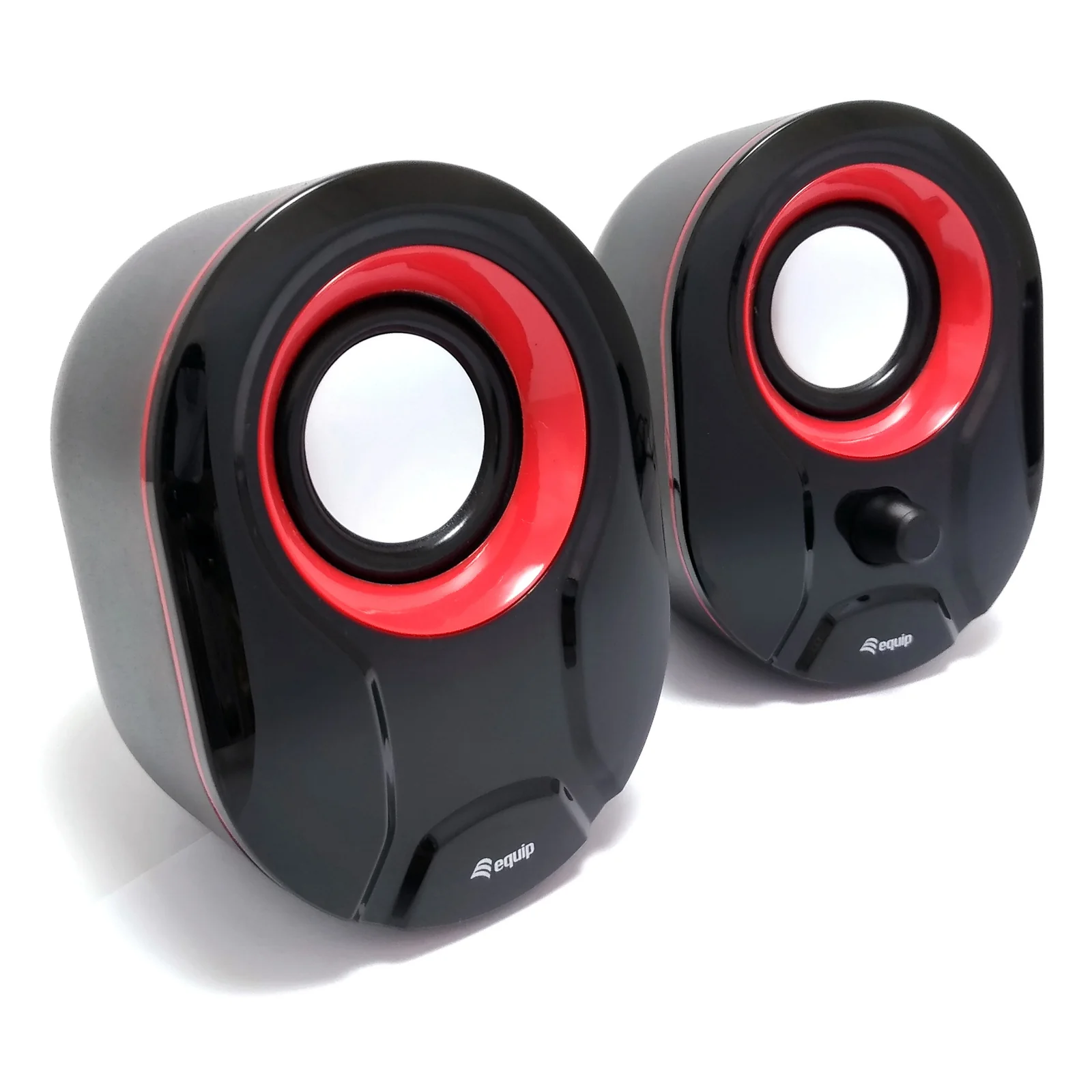 Equip 245332 haut-parleur Noir, Rouge Avec fil 3 W