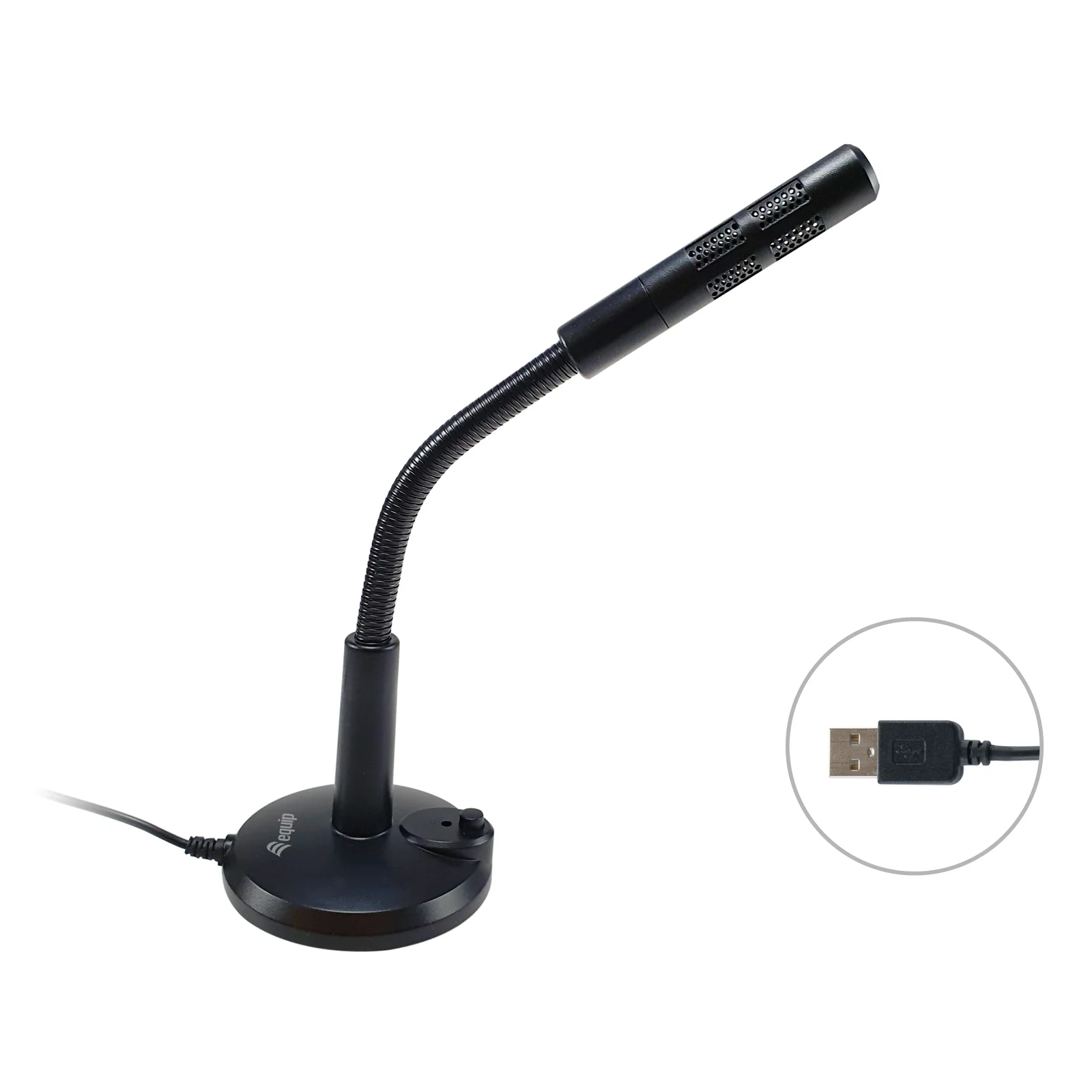 Equip 245340 Noir Microphone de table
