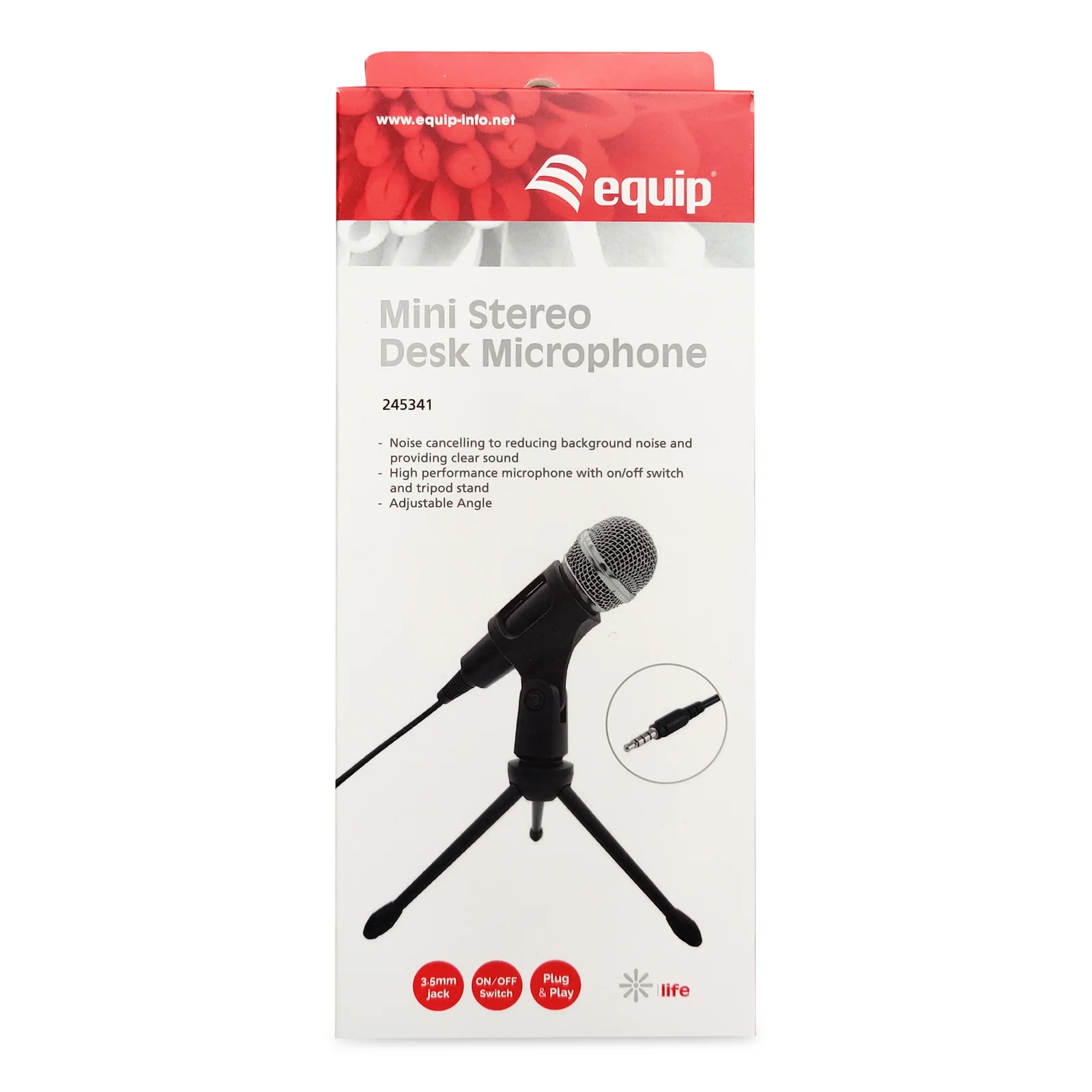 Equip 245341 Noir Microphone de table