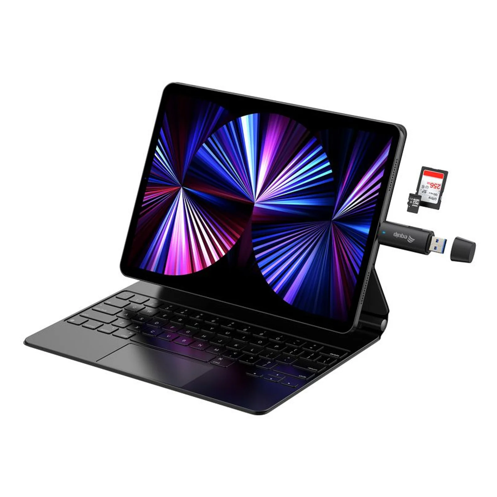 Equip 245462 lecteur de carte mémoire USB 3.2 Gen 1 (3.1 Gen 1) Type-A/Type-C Noir