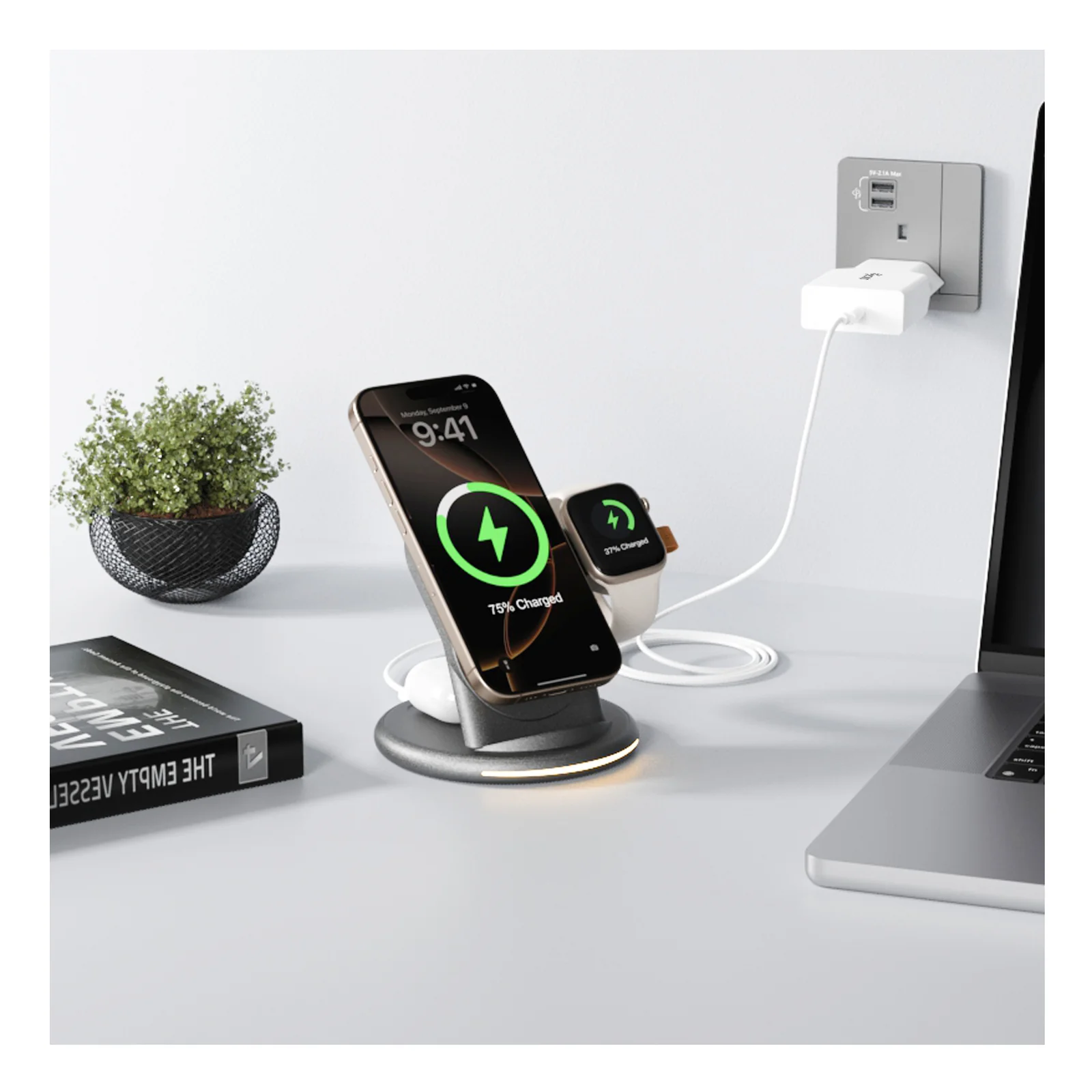 Equip 245521 chargeur d'appareils mobiles Universel Blanc Secteur Charge rapide Intérieure