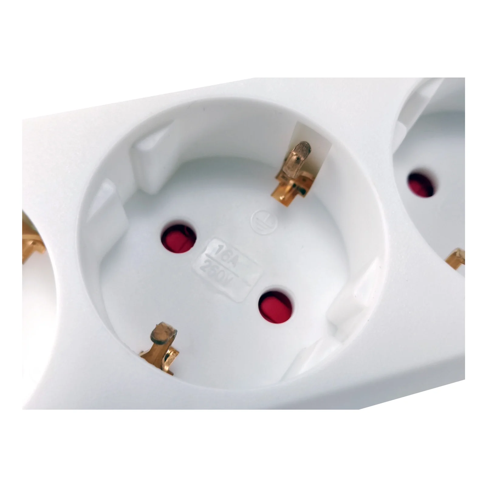 Equip 245550 multiprise 1,5 m 3 sortie(s) CA Intérieure Blanc