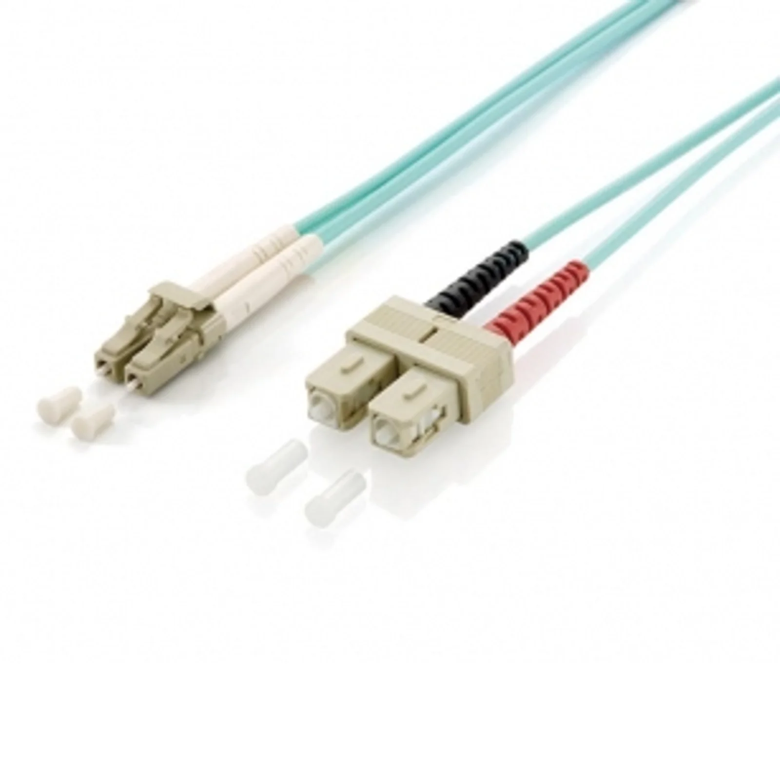 255311 câble InfiniBand et à fibres optiques 1 m LC SC Turquoise