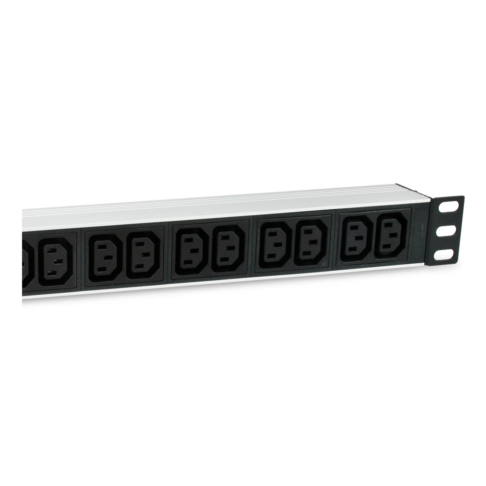 Equip 333318 unité de distribution d'énergie 12 sortie(s) CA 1U Noir, Argent