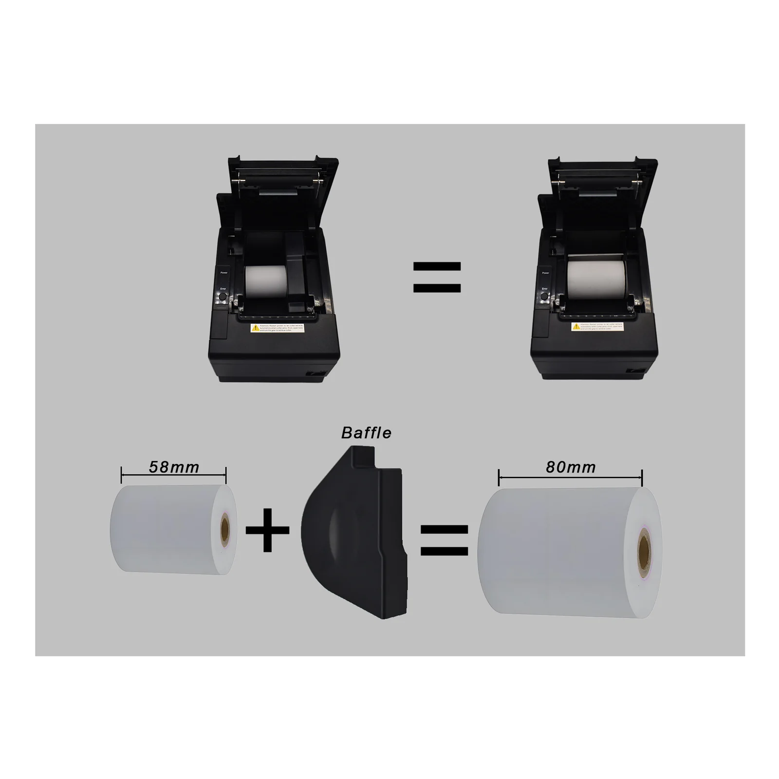 Equip 351005 Imprimante avec un port infrarouge 203 x 203 DPI Avec fil Thermique Imprimantes POS