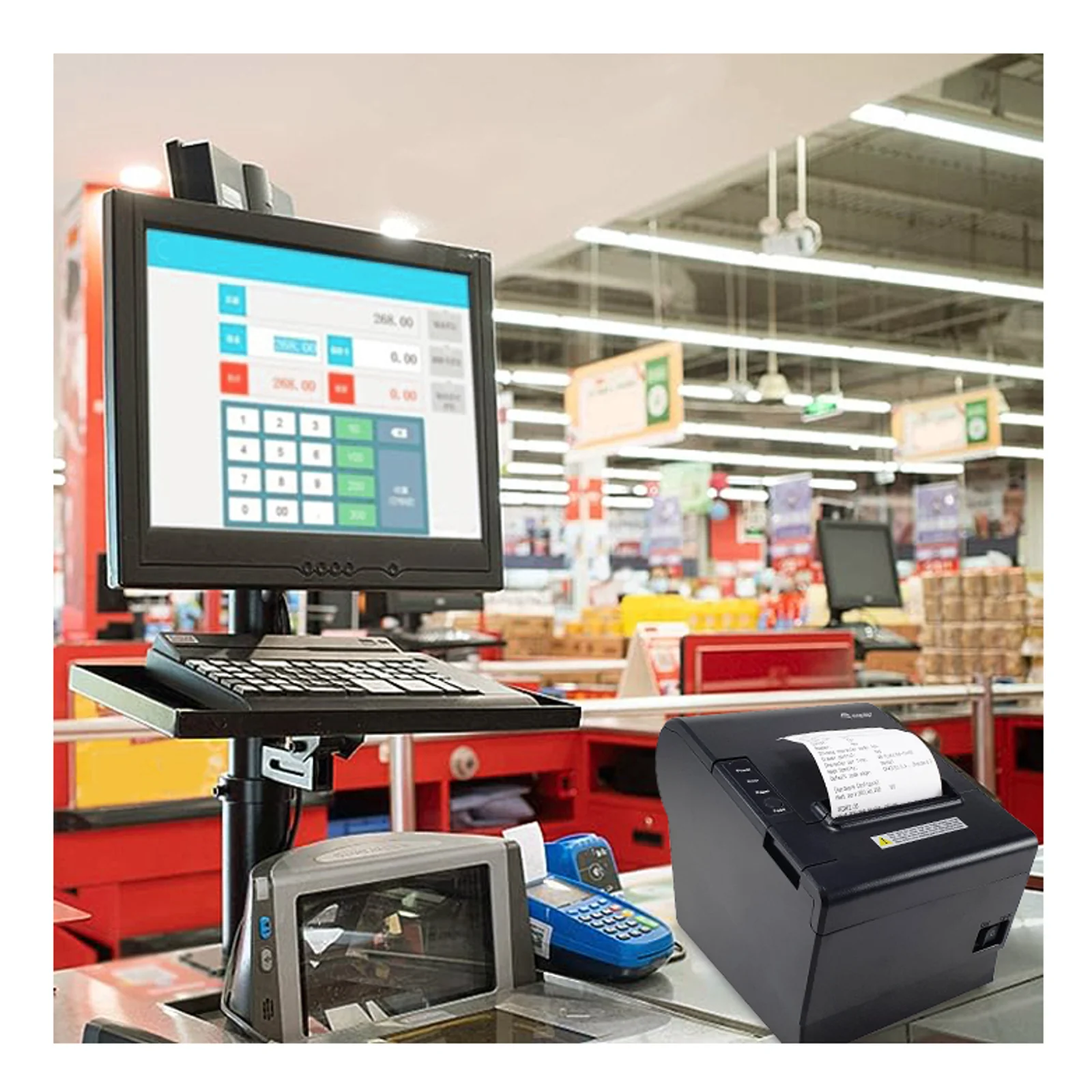 Equip 351006 Imprimante avec un port infrarouge 203 x 203 DPI Avec fil &sans fil Thermique Imprimantes POS