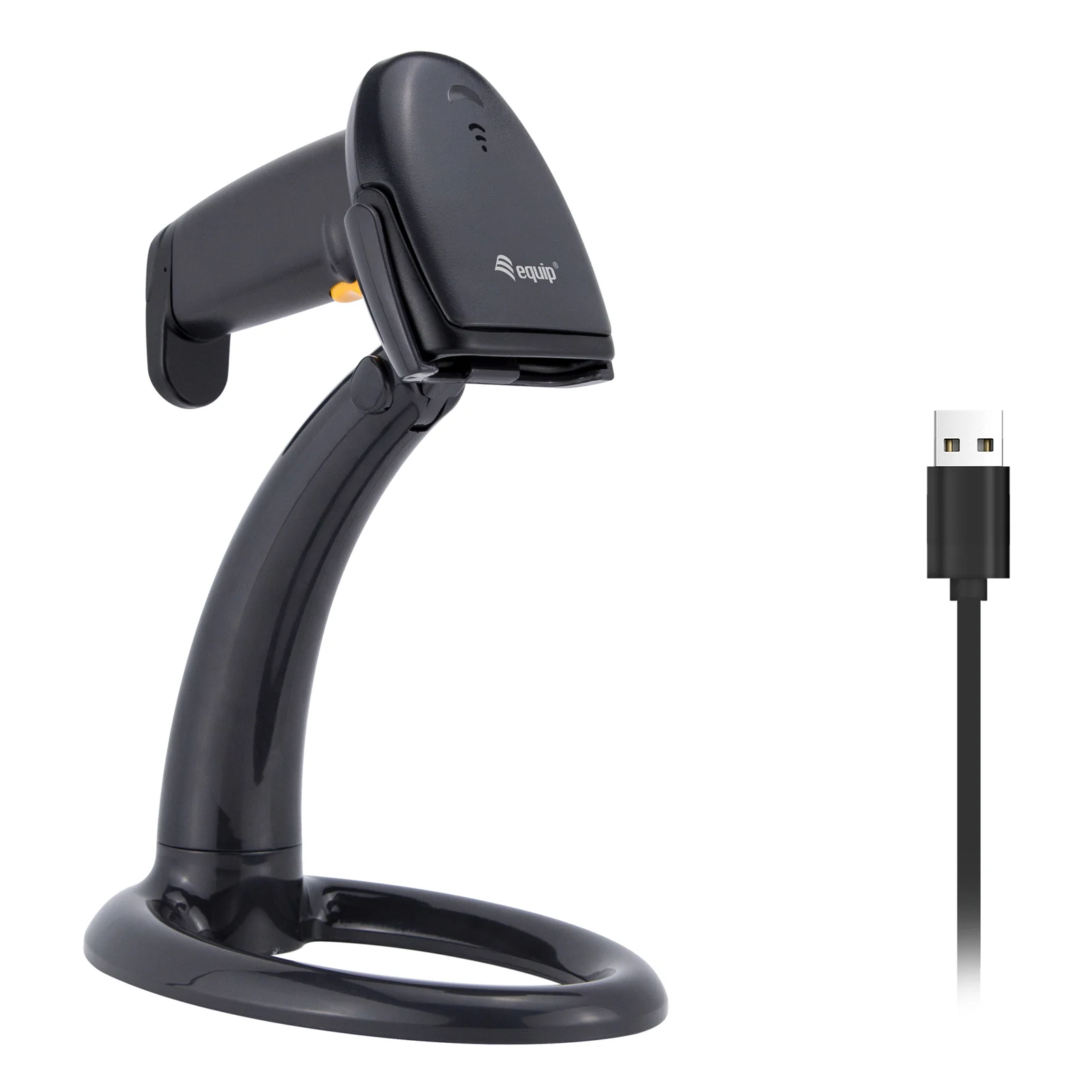 Equip 351020 lecteur de code barres Lecteur de code barre portable 1D LED Noir