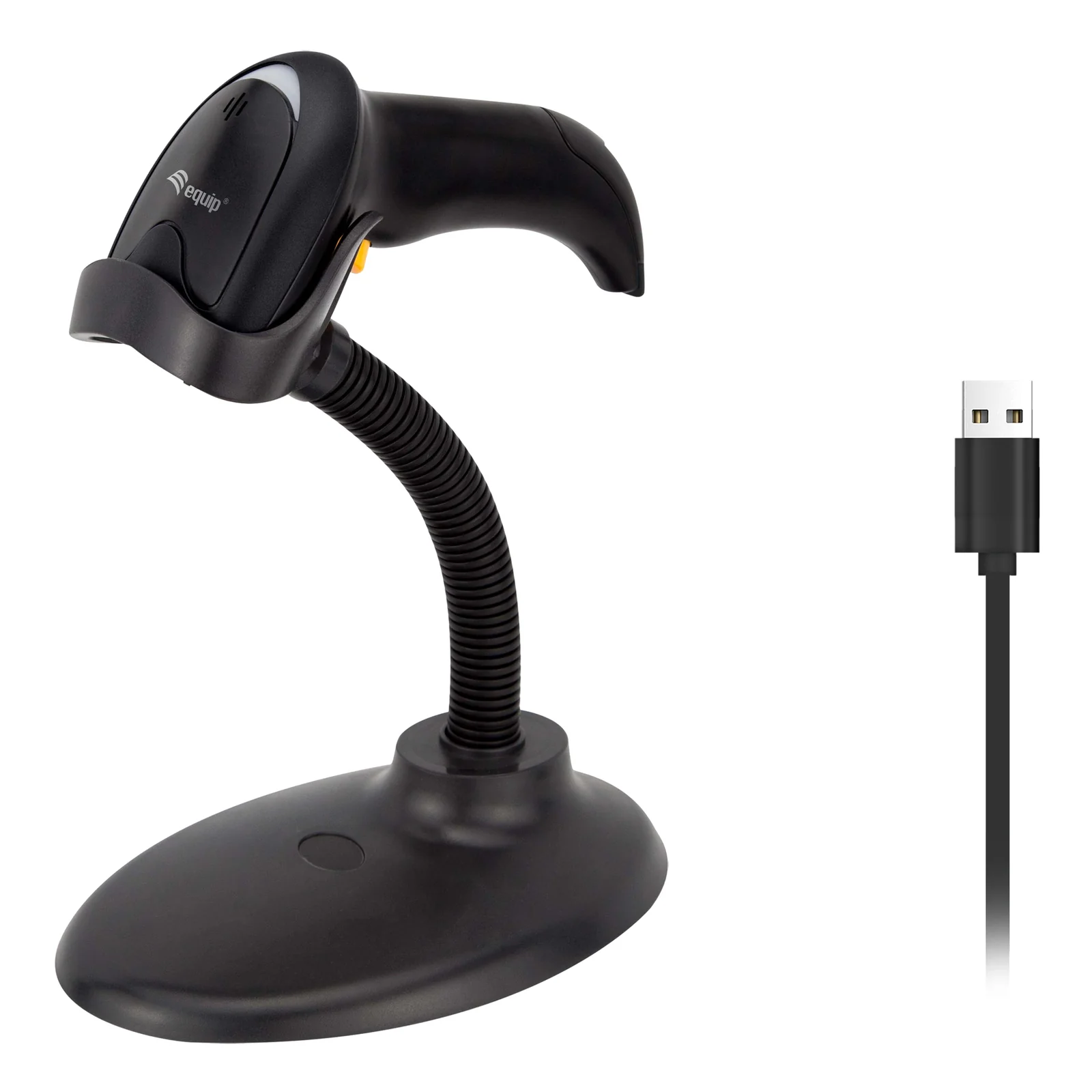 Equip 351021 lecteur de code barres Lecteur de code barre portable 1D/2D LED Noir