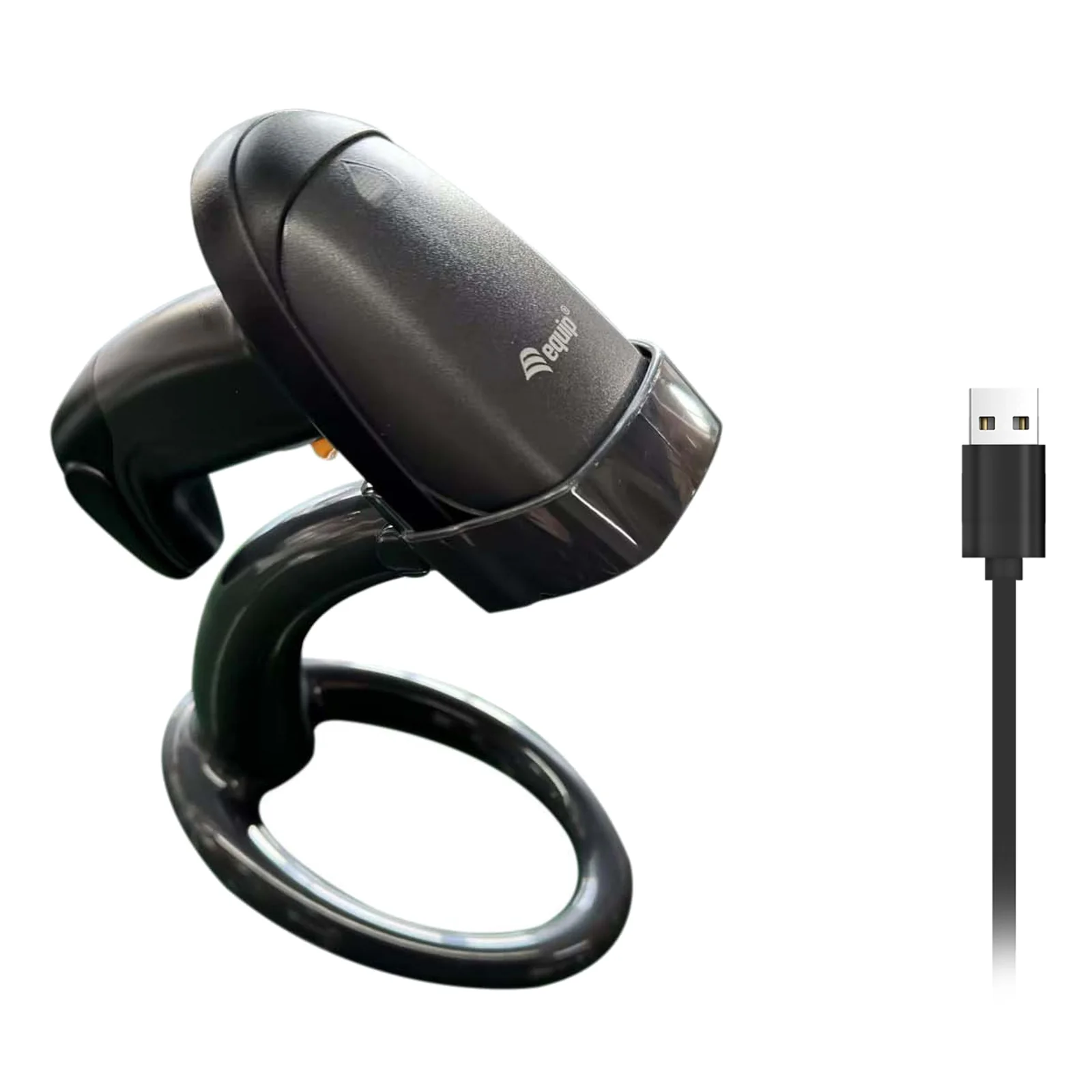 Equip 351023 lecteur de code barres Lecteur de code barre portable 1D LED Noir
