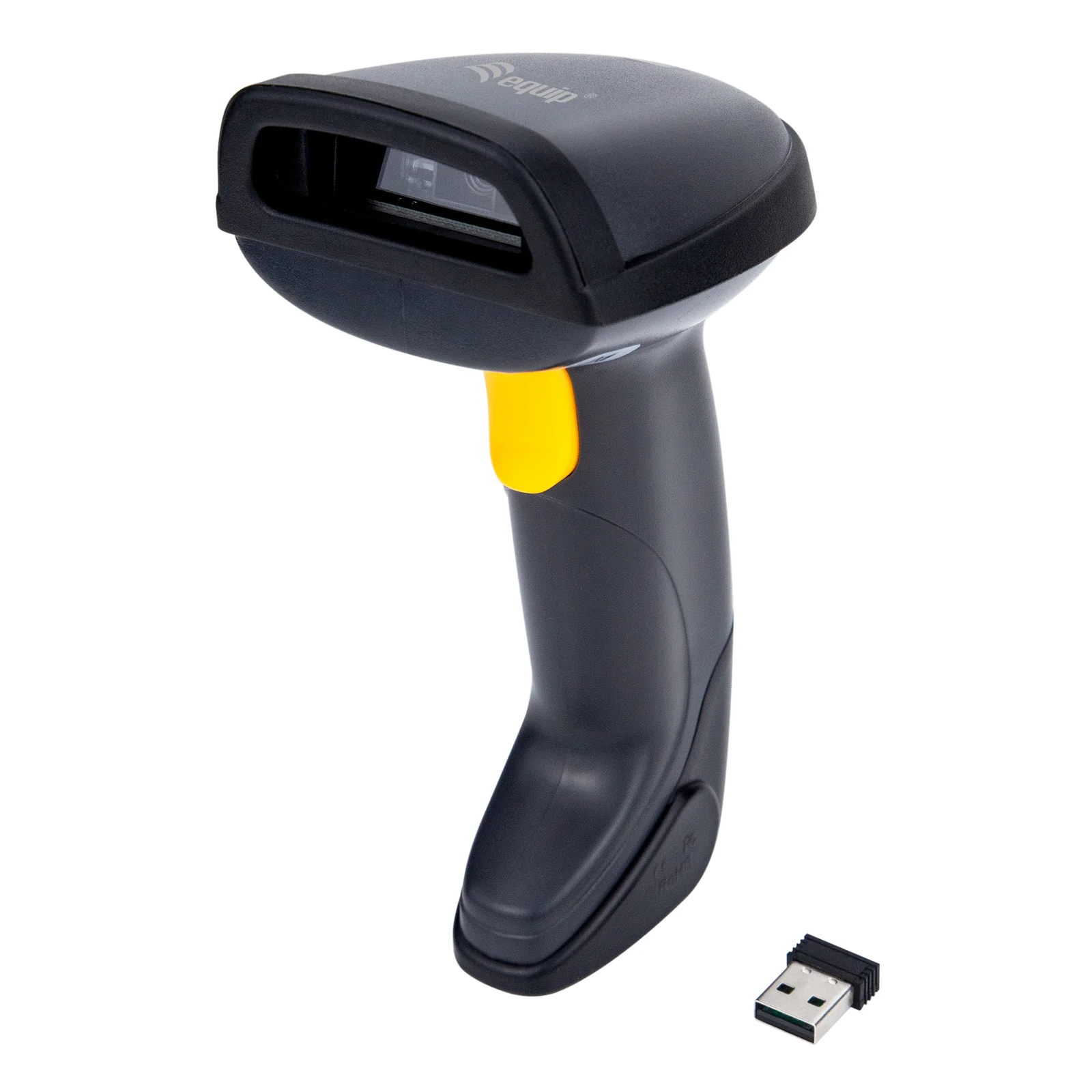 Equip 351024 lecteur de code barres Lecteur de code barre portable 1D/2D LED Noir