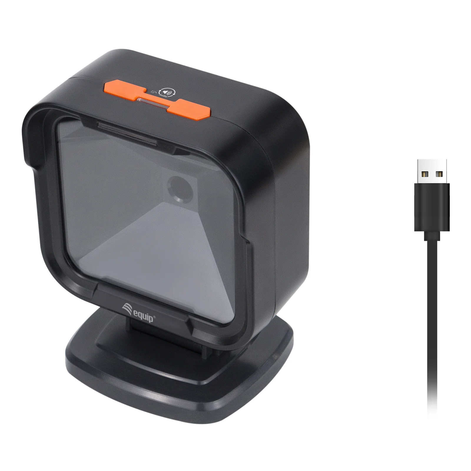 Equip 351028 lecteur de code barres Lecteur de code barre fixe 1D/2D LED Noir