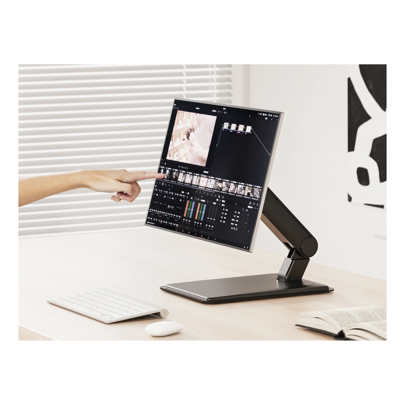 Equip 650124 support d'écran plat pour bureau 81,3 cm (32") Noir
