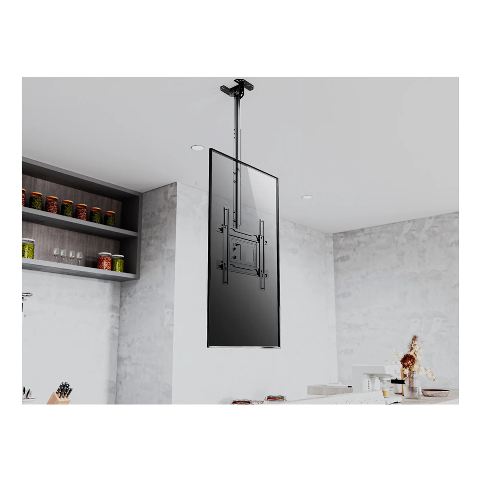 Equip 650321 Support TV 32« -70 » pour montage au plafond