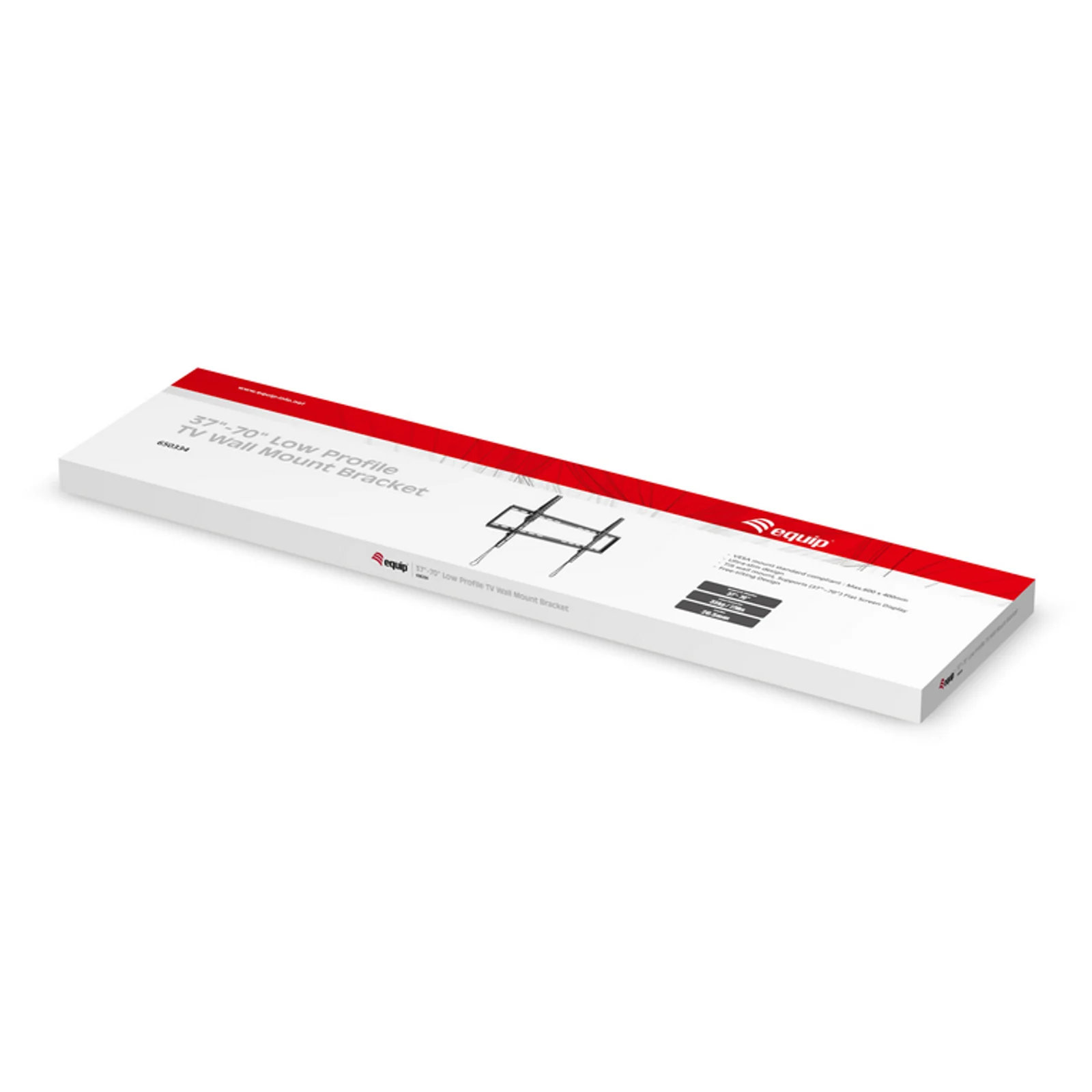 Equip 650334 Support mural inclinable utra-mince pour téléviseur 37« -75 »