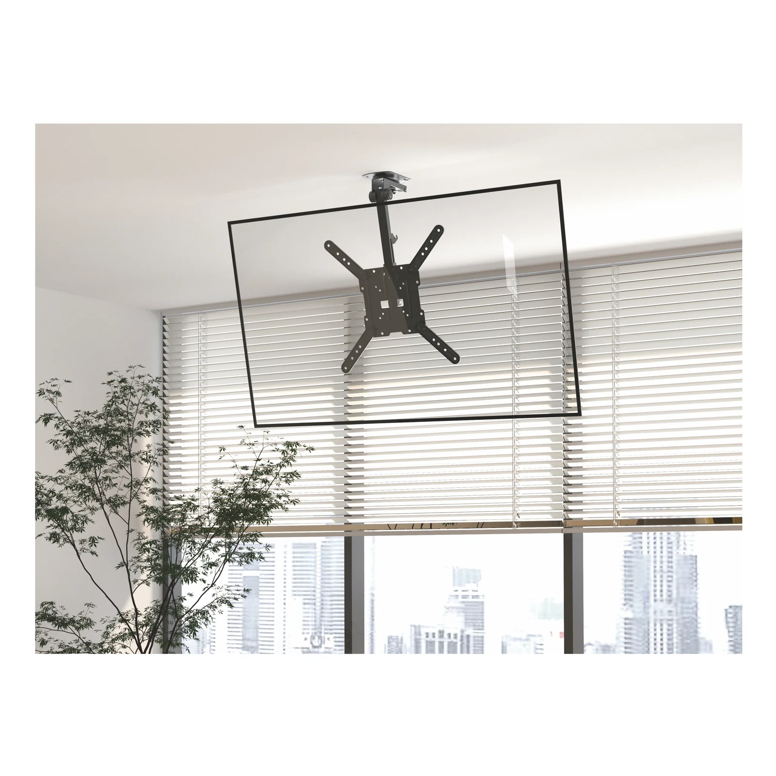 Equip 650375 Support TV 23« -55 » pour montage au plafond