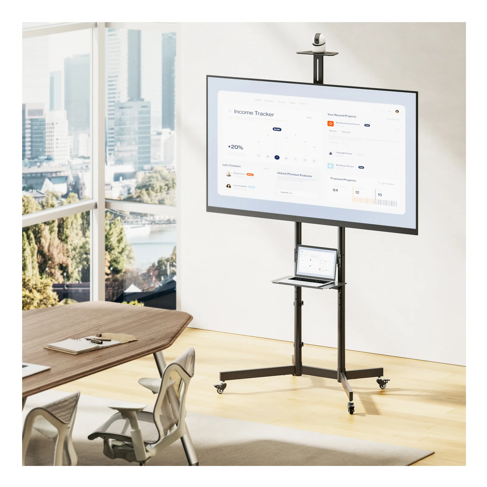 Equip 650636 support pour téléviseur 177,8 cm (70") Noir
