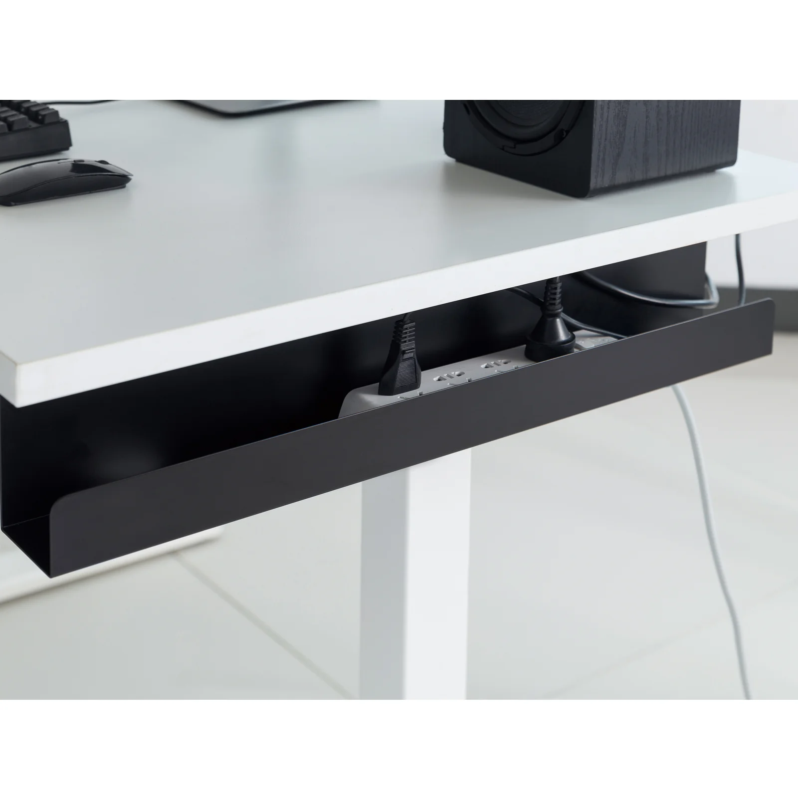 Equip 650863 range-câbles Bureau Plateau de câbles Noir 1 pièce(s)