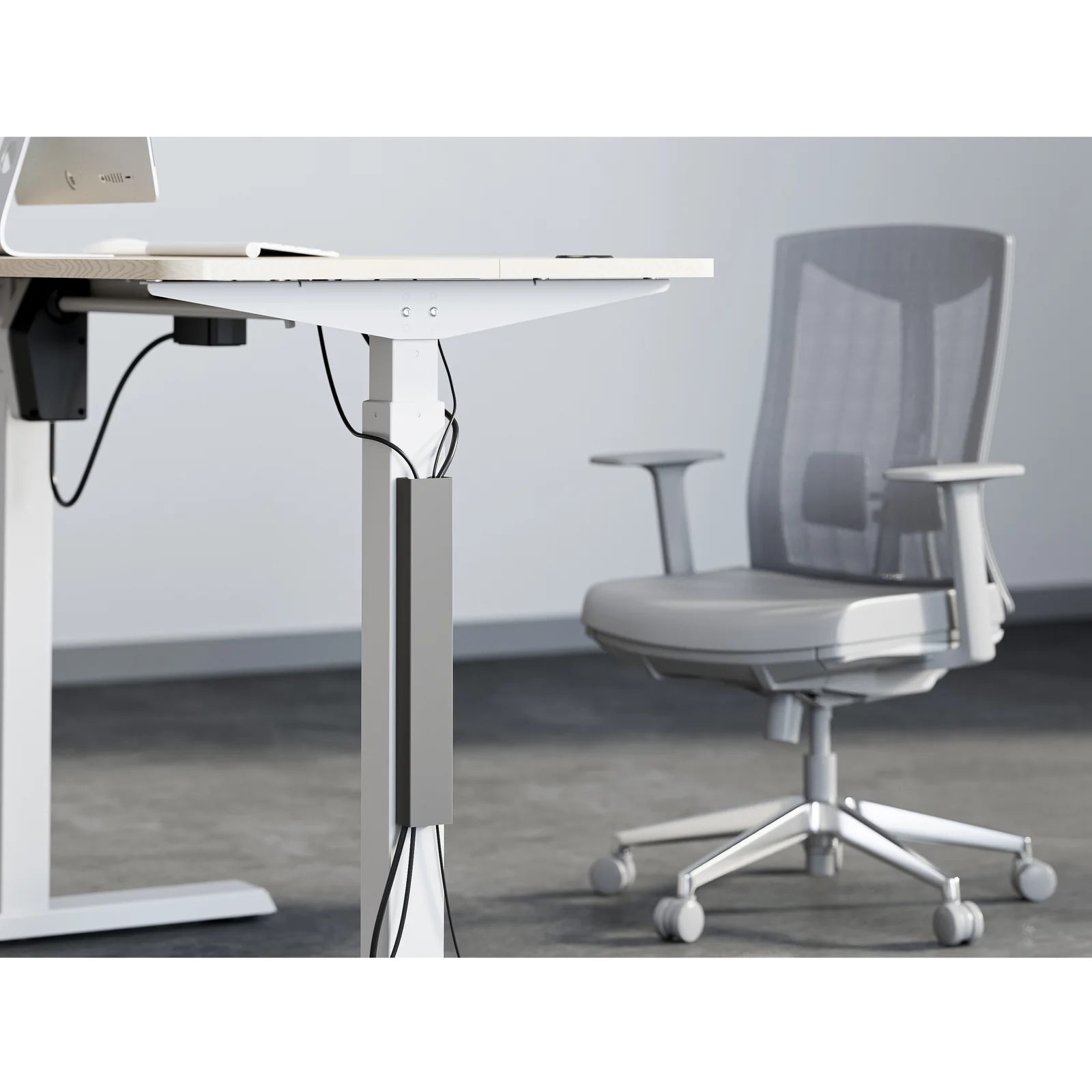 Equip 650864 range-câbles Bureau Plateau de câbles Gris