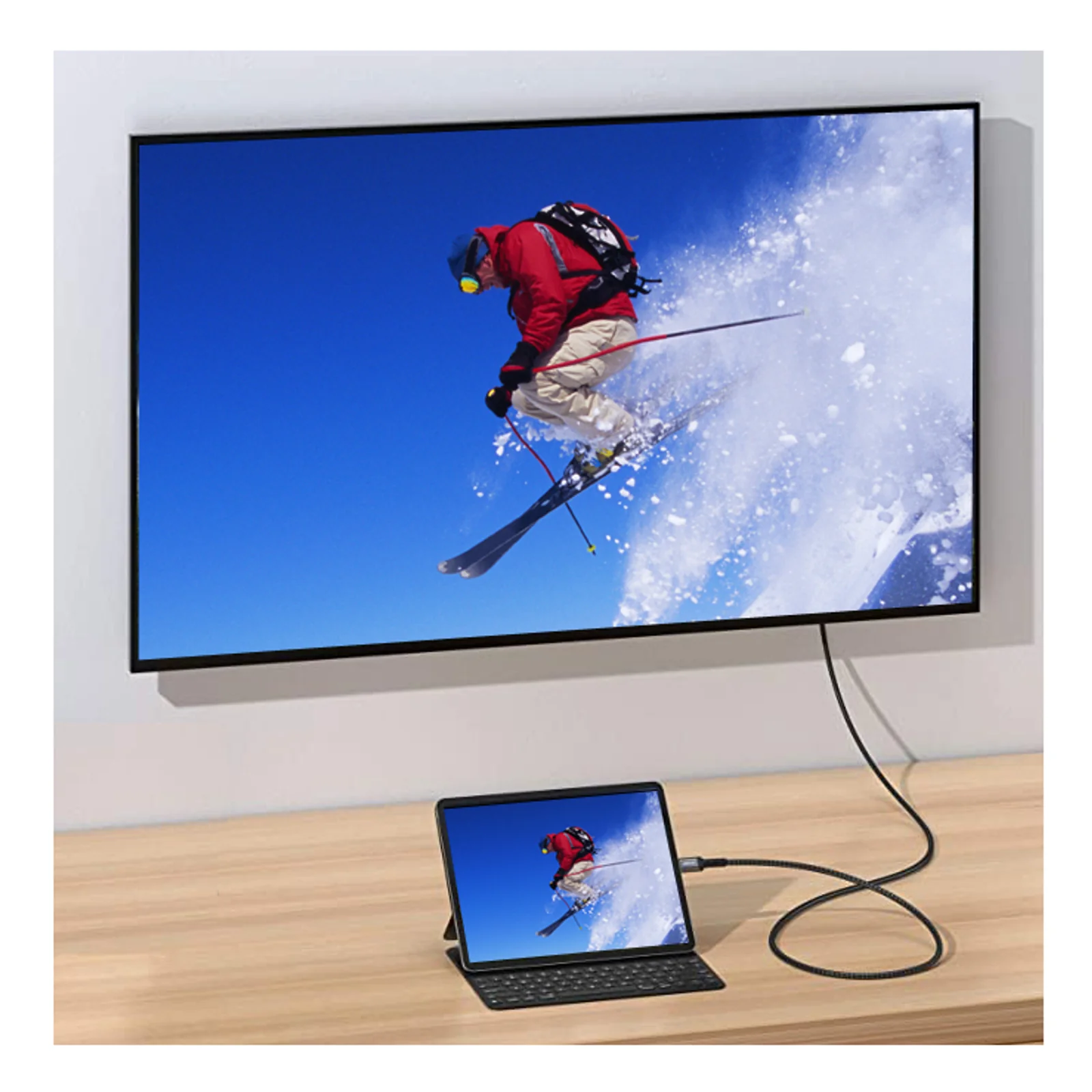 Equip Câble USB-C vers HDMI, M/M, 2,0 m, 4K/30Hz