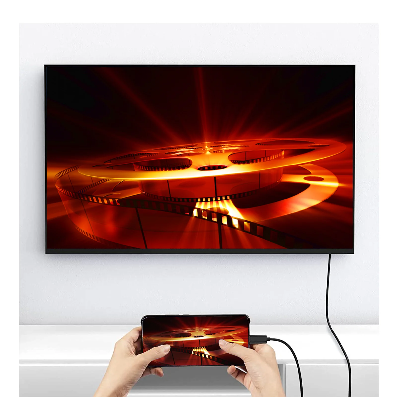 Equip Câble USB-C vers HDMI, M/M, 2,0 m, 4K/30Hz