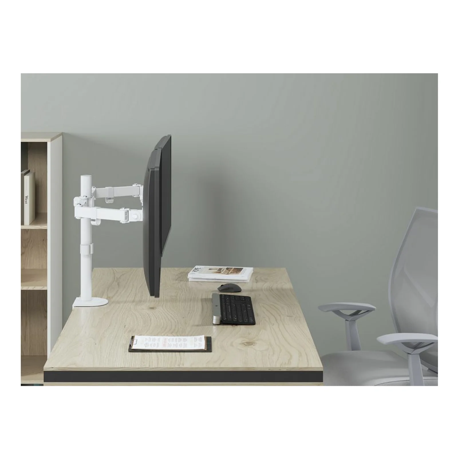 Equip Support de bureau articulé pour deux moniteurs 17« -32 », blanc