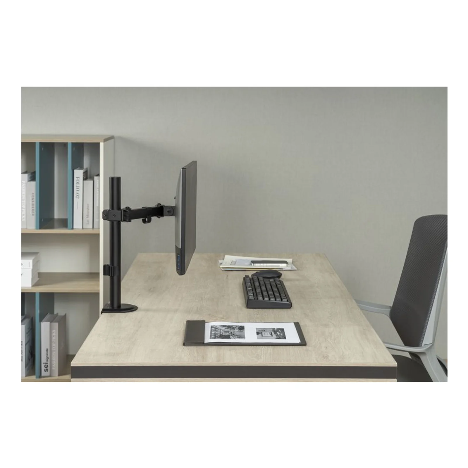 Equip Support de bureau pour moniteur articulé 17« -32 », noir