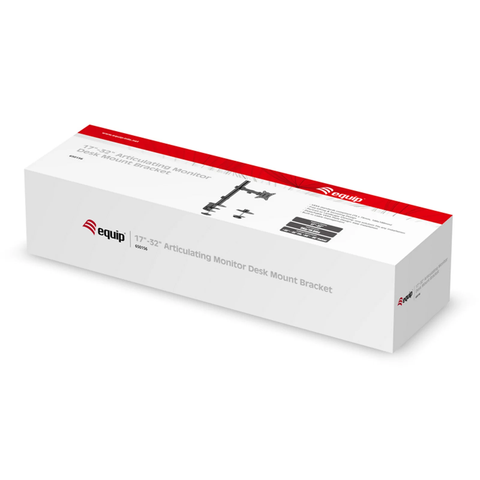 Equip Support de bureau pour moniteur articulé 17« -32 », noir