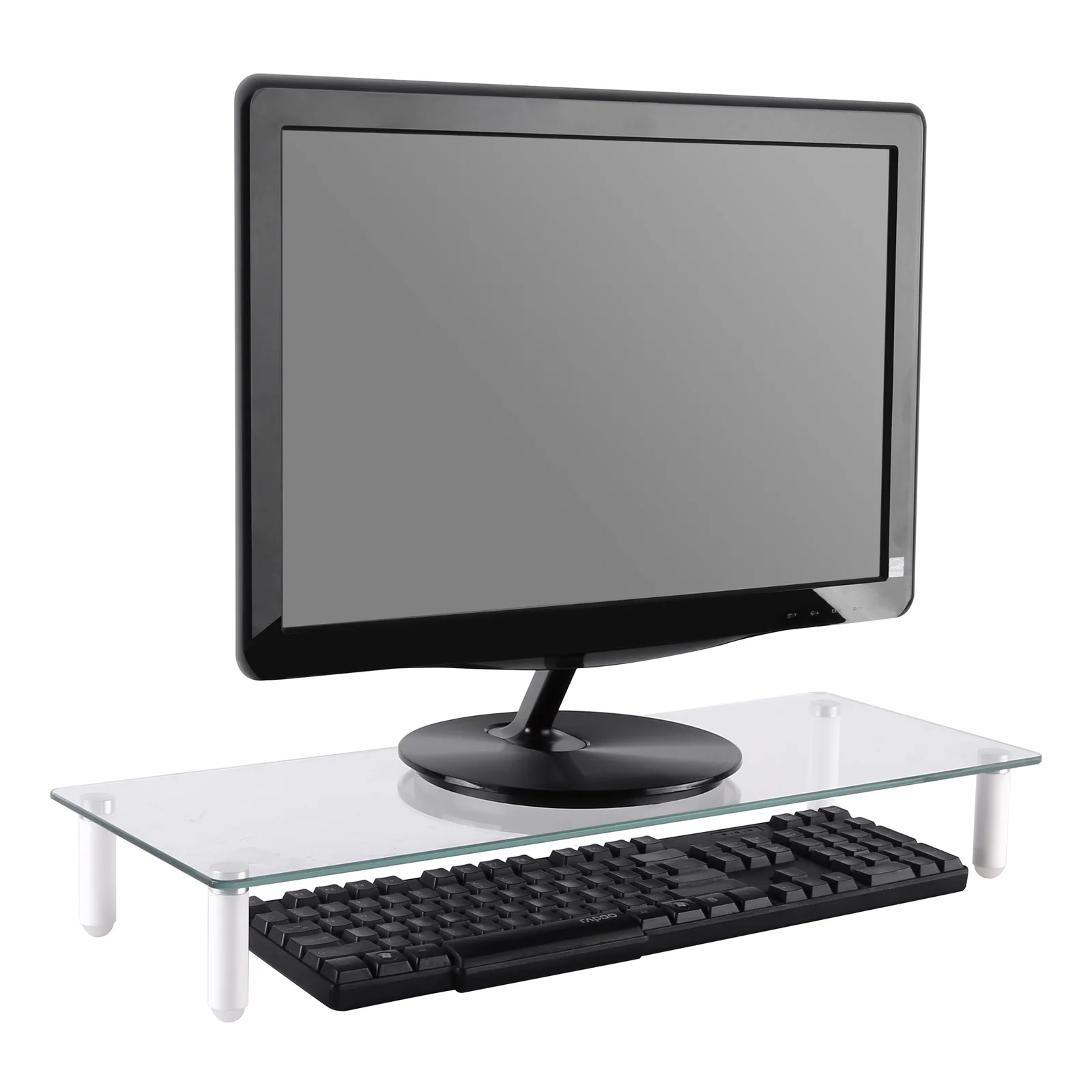 Equip Support de moniteur de bureau en verre