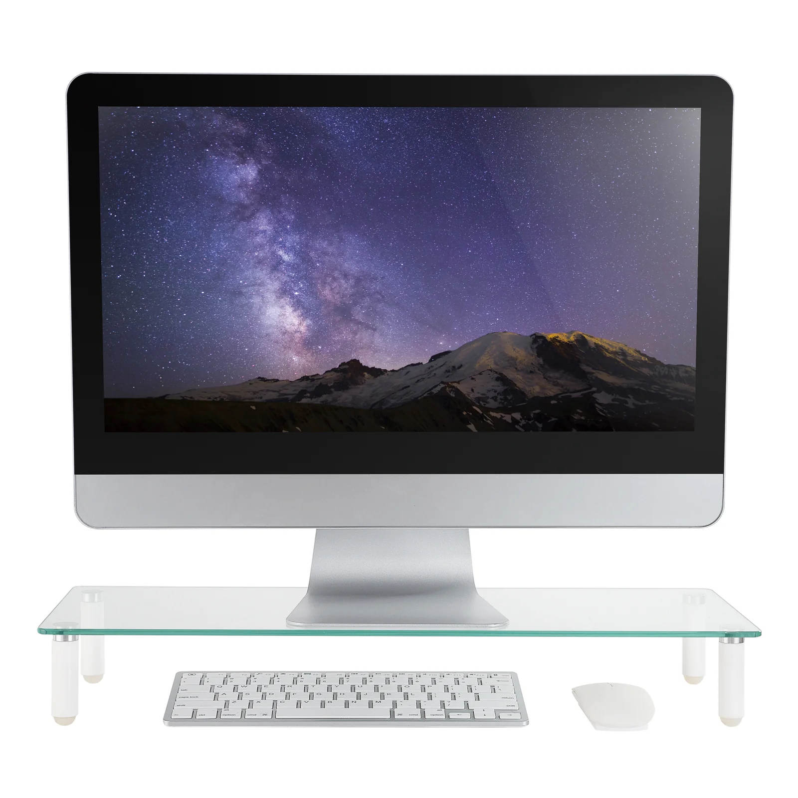 Equip Support de moniteur de bureau en verre