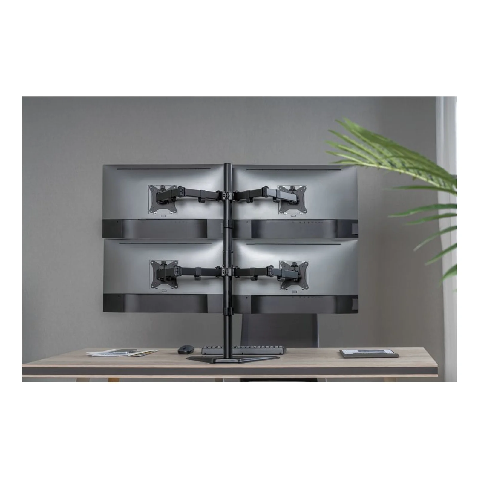 Equip Support de table pour moniteur quadruple articulé 17"-32