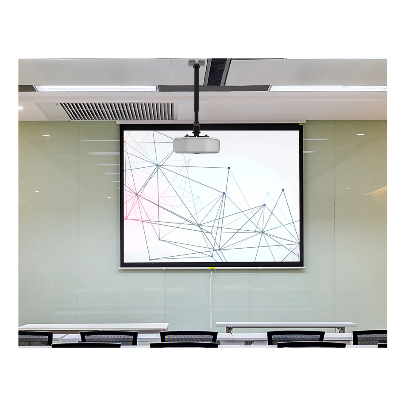 Equip Support mural pour projecteur, blanc