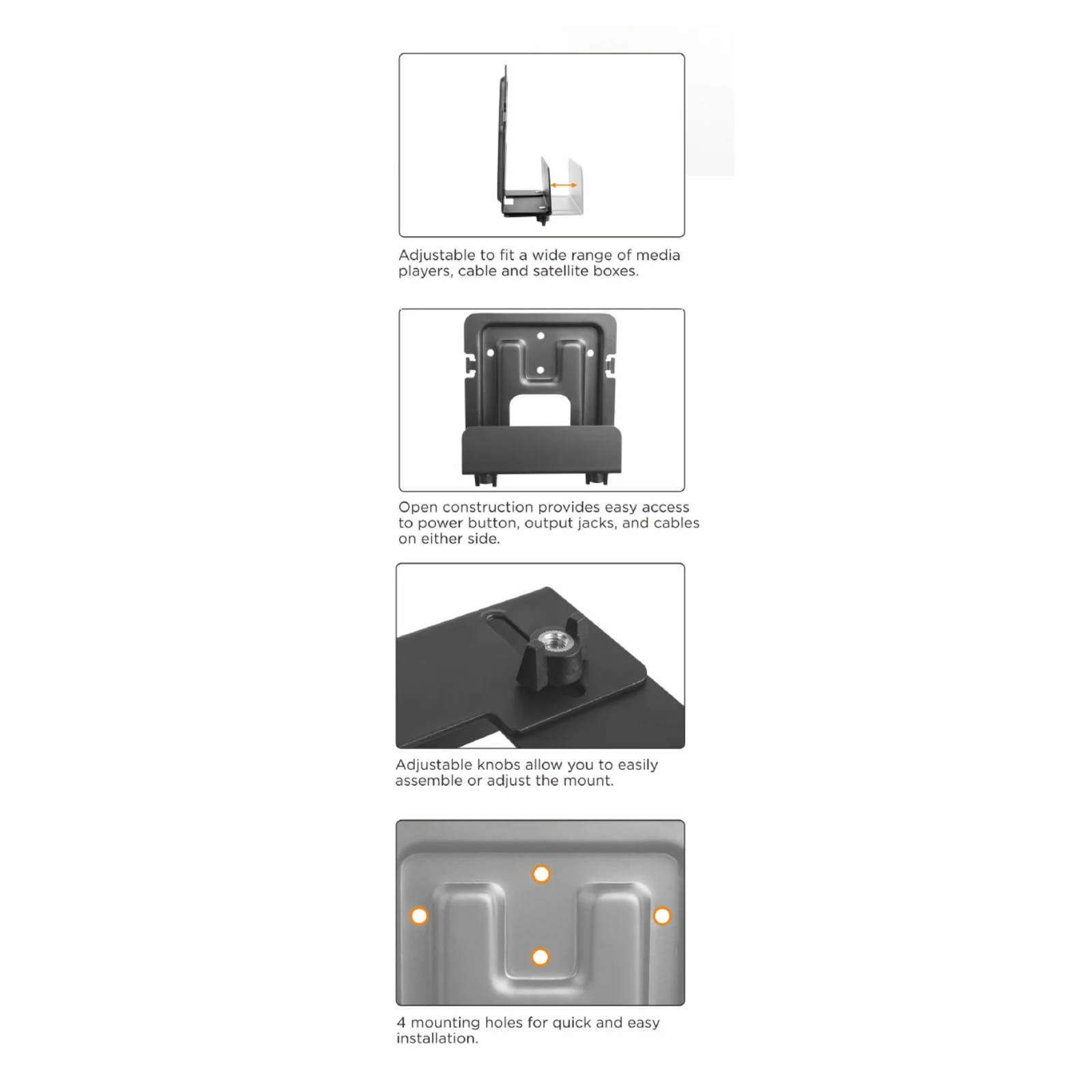 Equip Support universel pour lecteur multimédia