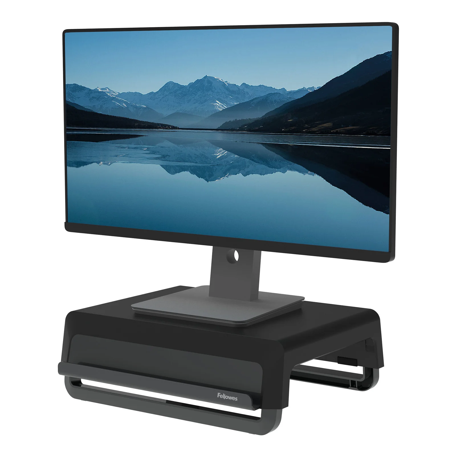 100016560 support d'écran plat pour bureau Noir, Gris