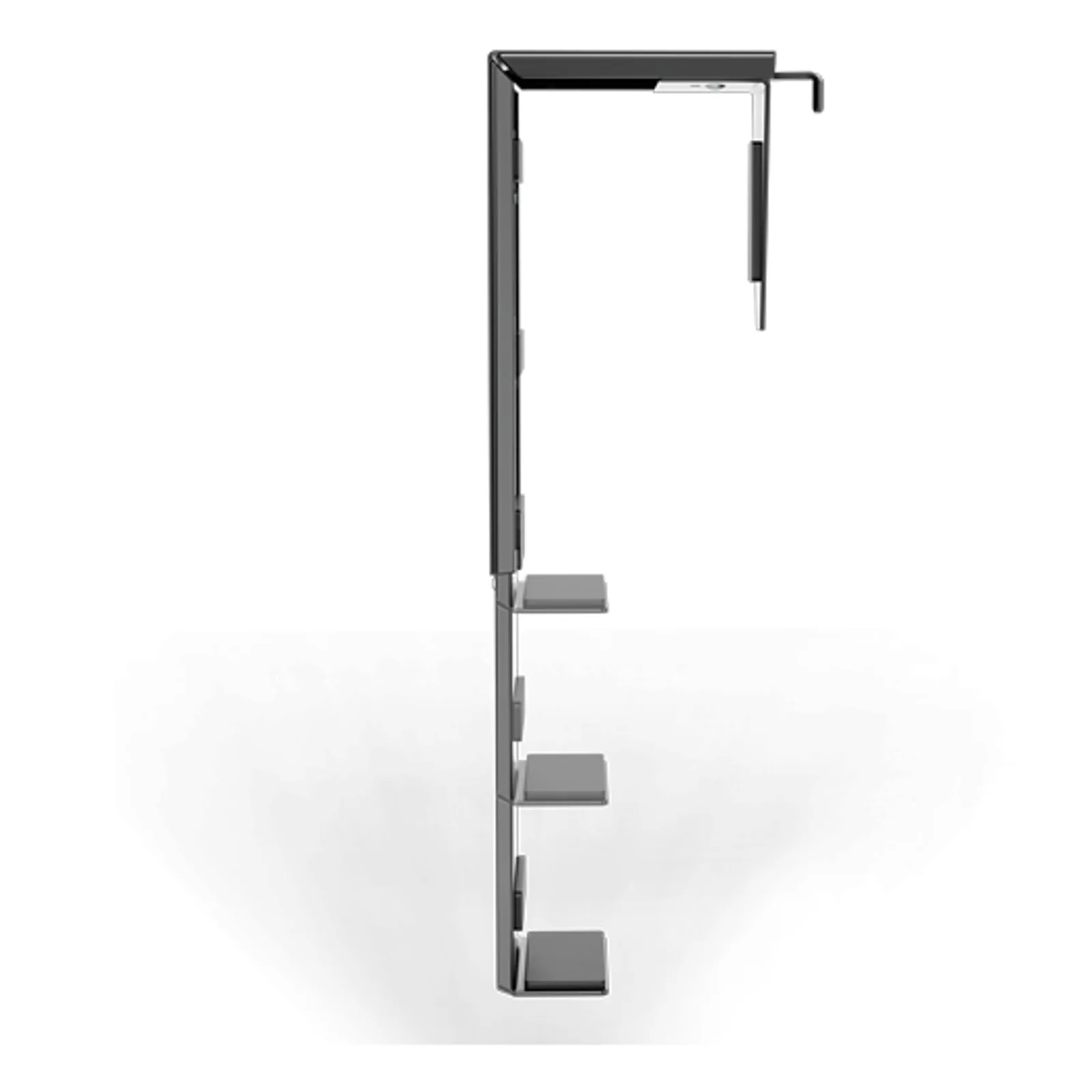 Fellowes 100136875 support pour unité centrale Support de CPU sous le bureau Noir