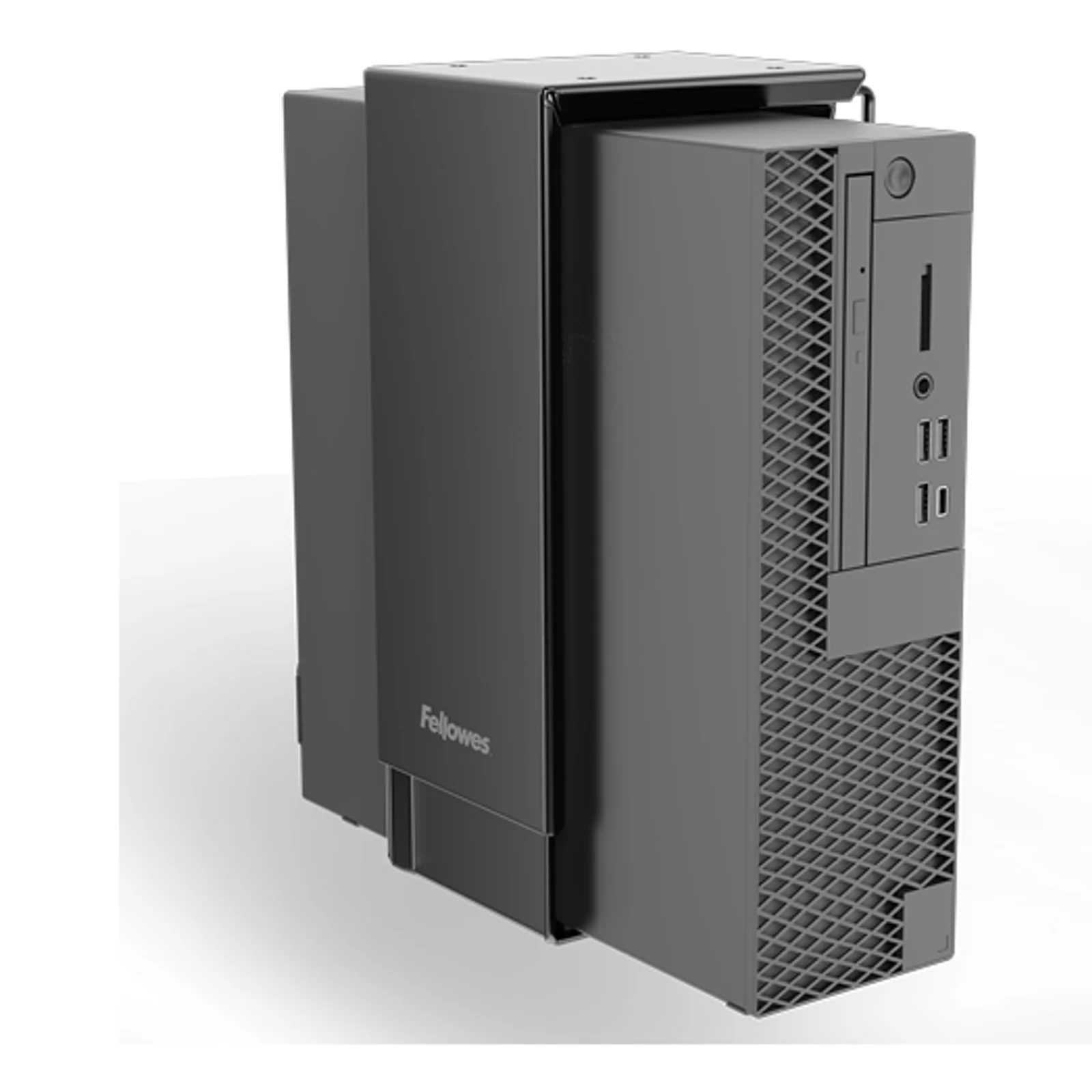 Fellowes 100136875 support pour unité centrale Support de CPU sous le bureau Noir