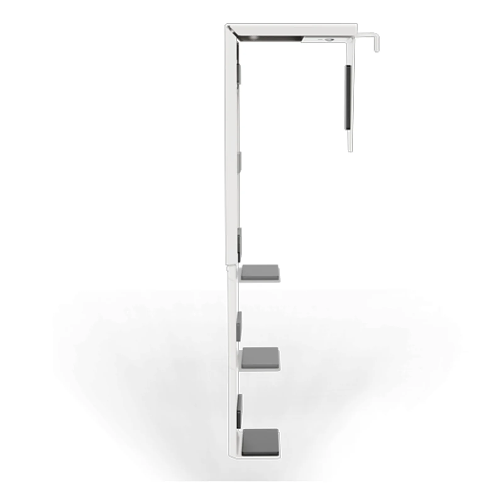 Fellowes 100136876 support pour unité centrale Support de CPU sous le bureau Blanc