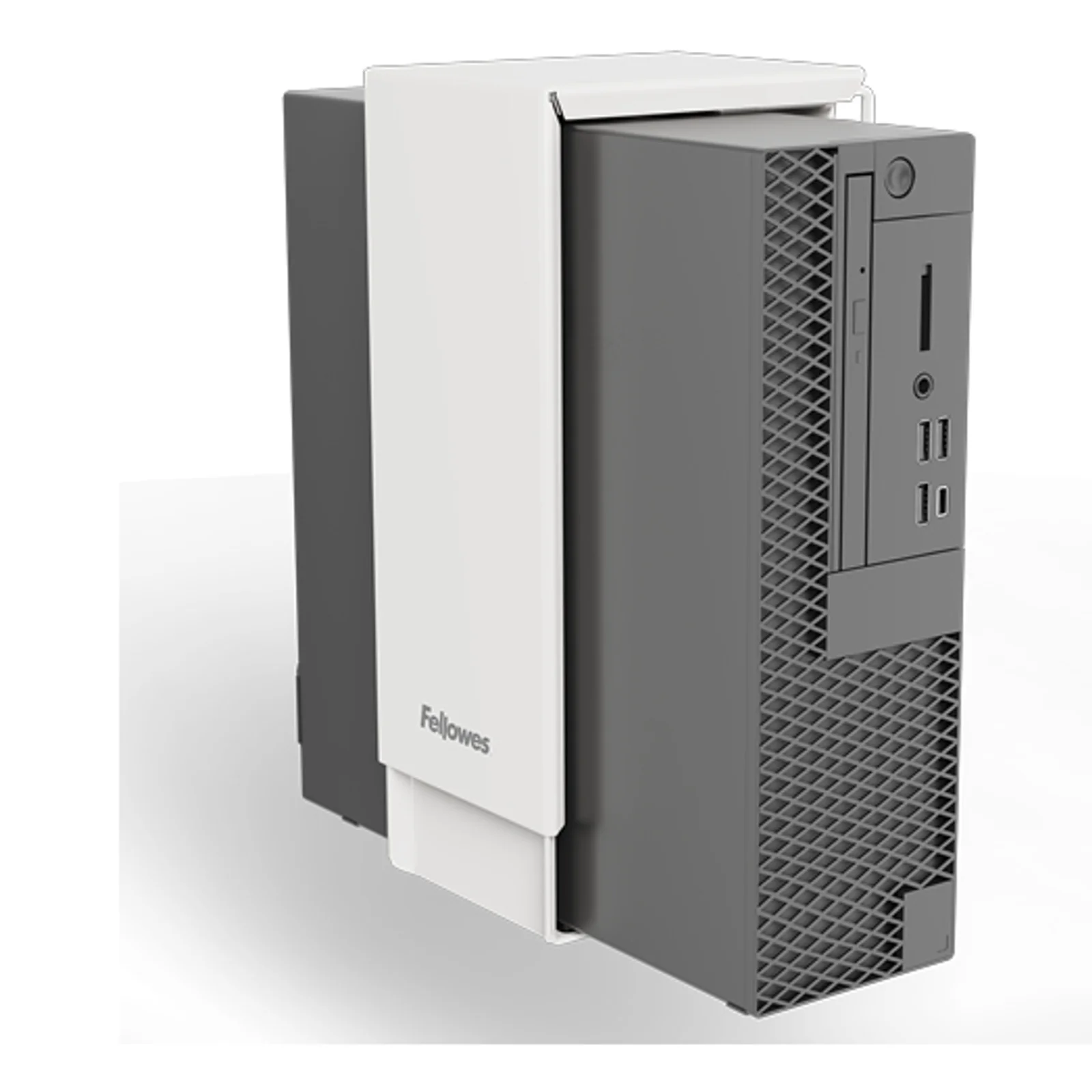 Fellowes 100136876 support pour unité centrale Support de CPU sous le bureau Blanc