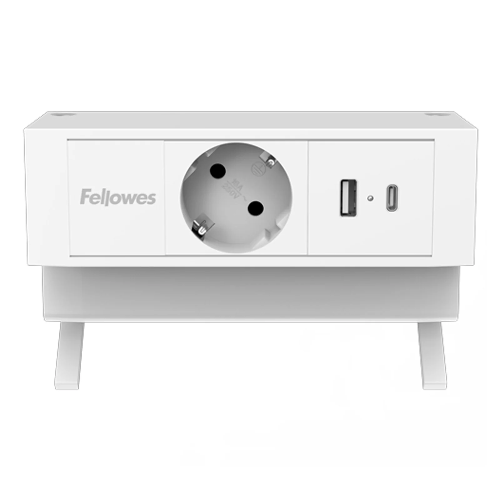 Fellowes 100137173 multiprise 2 m 1 sortie(s) CA Intérieure Blanc