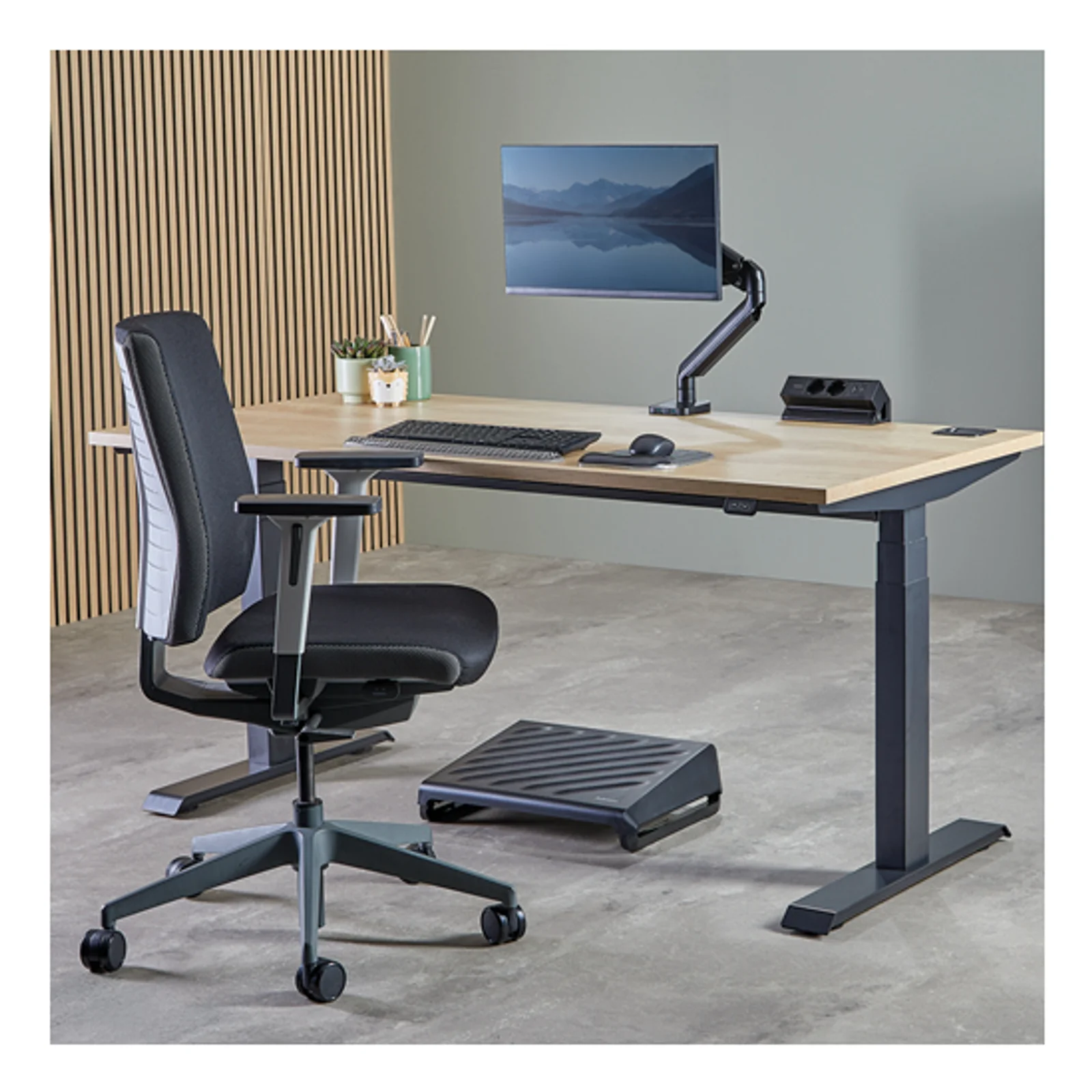 Fellowes 100137182 multiprise 2 m 2 sortie(s) CA Intérieure Noir