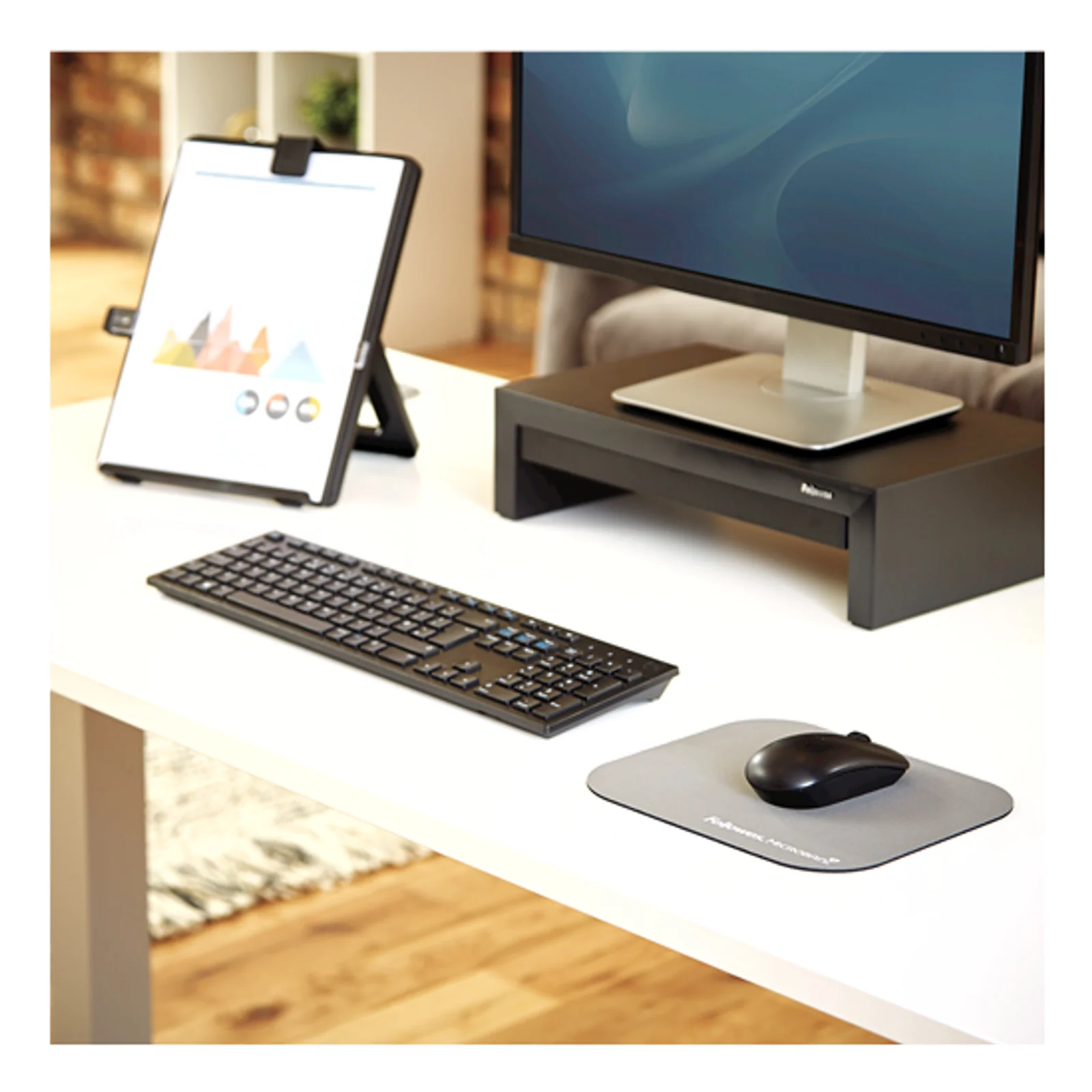 Fellowes 5934005 tapis de souris Argent
