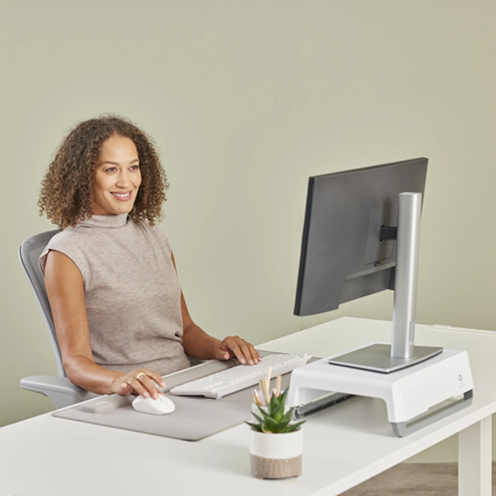 Fellowes Breyta repose-poignet Silicone Sable