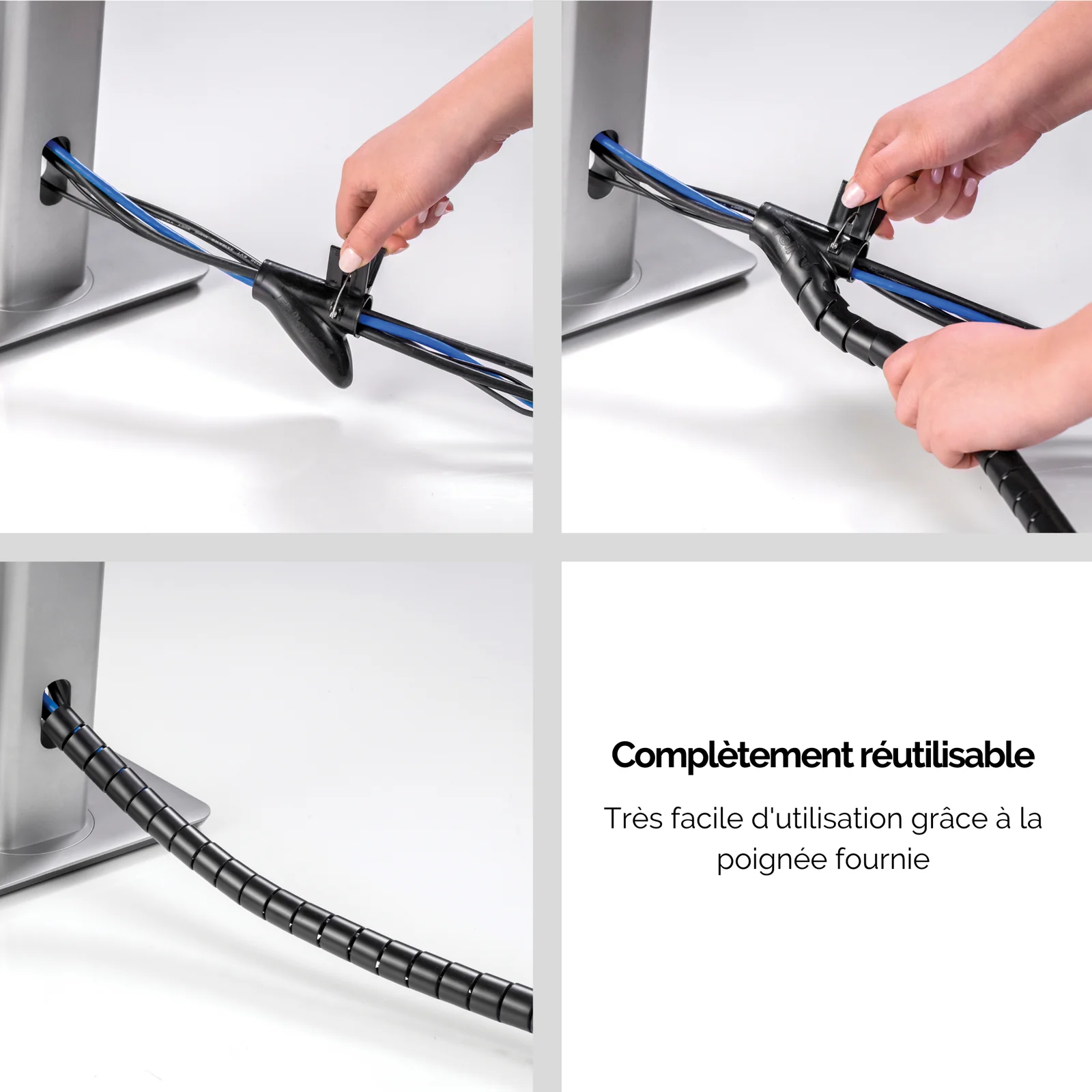 Fellowes CableZip - Noir