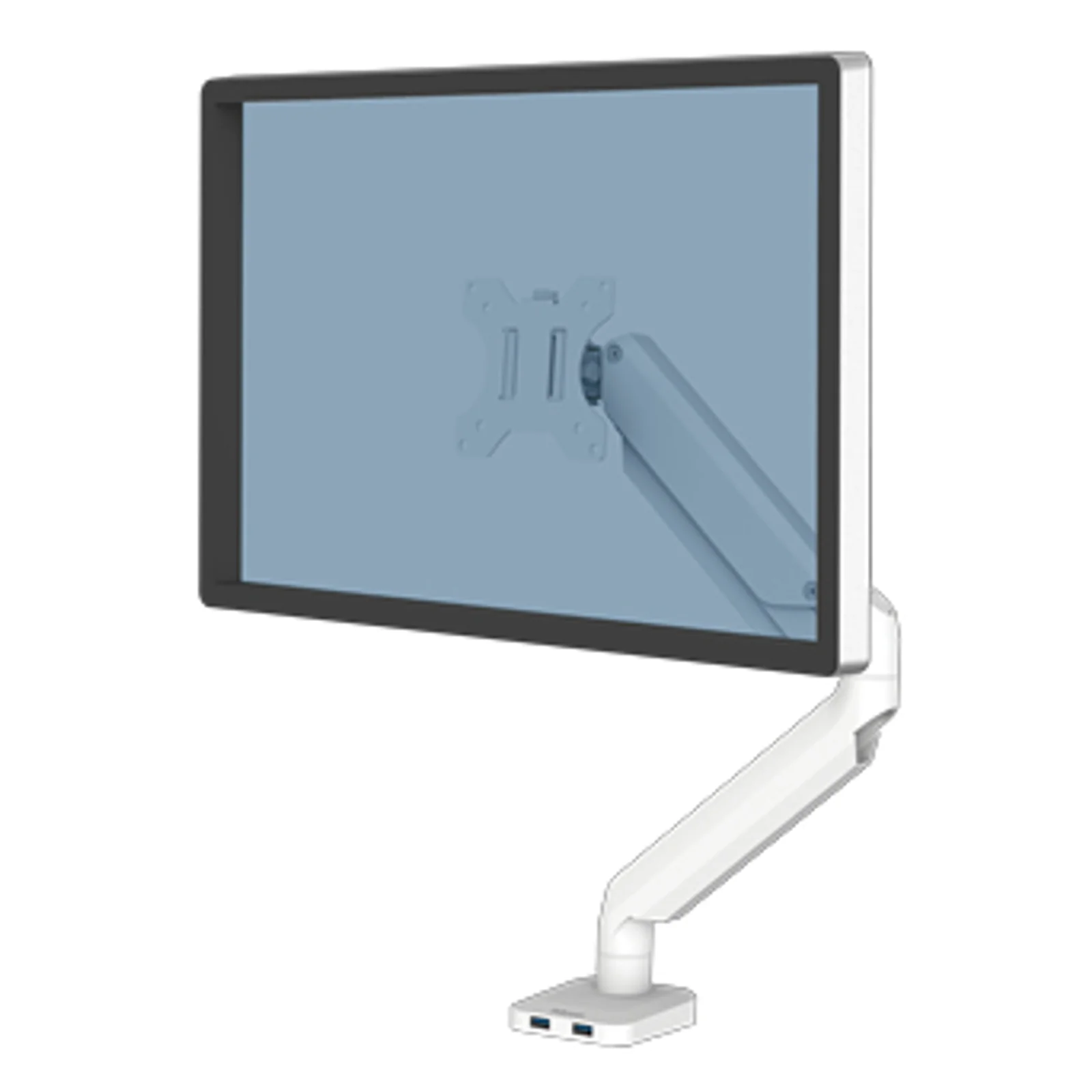 Platinum Series Bras porte-écran simple - Blanc