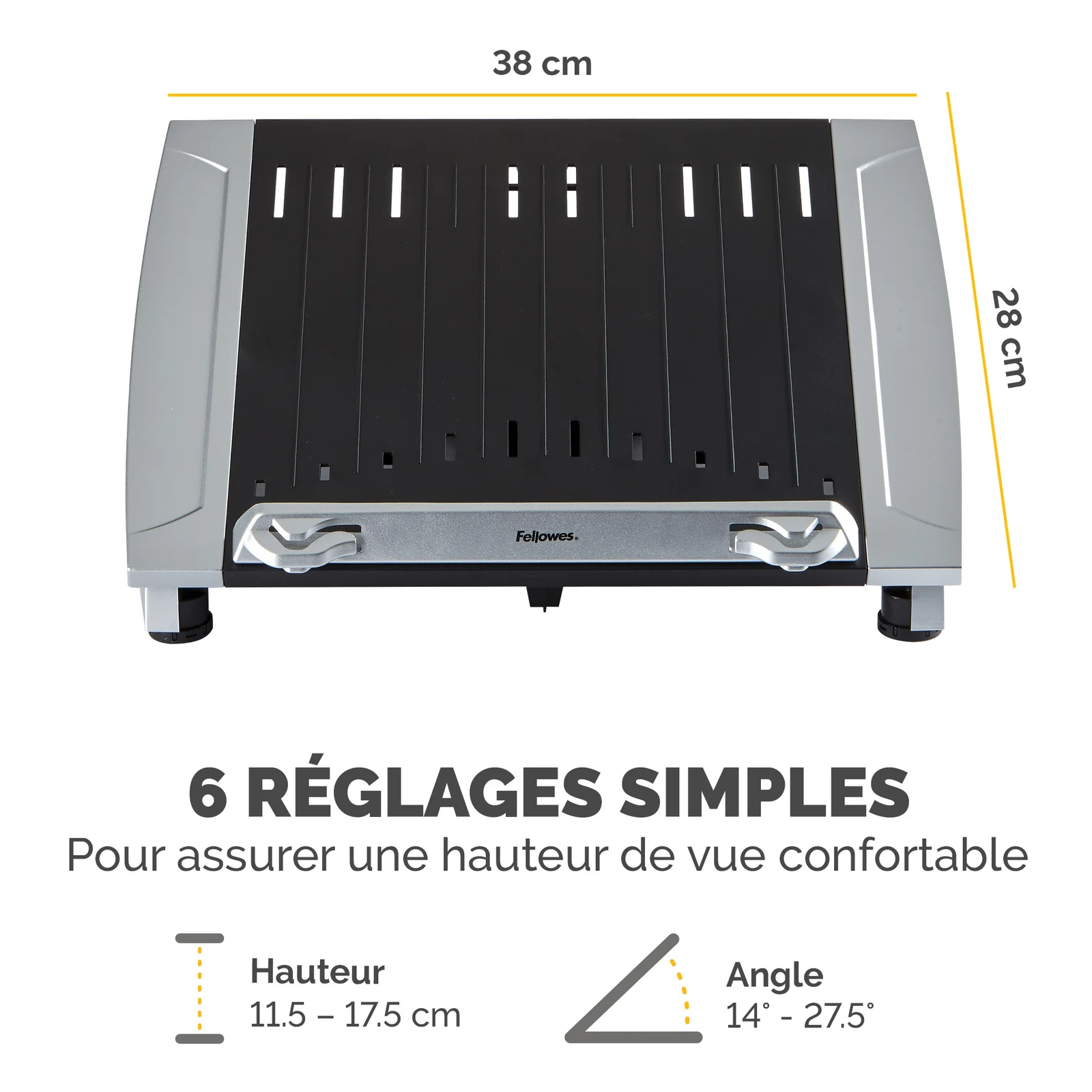 Fellowes Support ordinateur portable Plus Office Suites