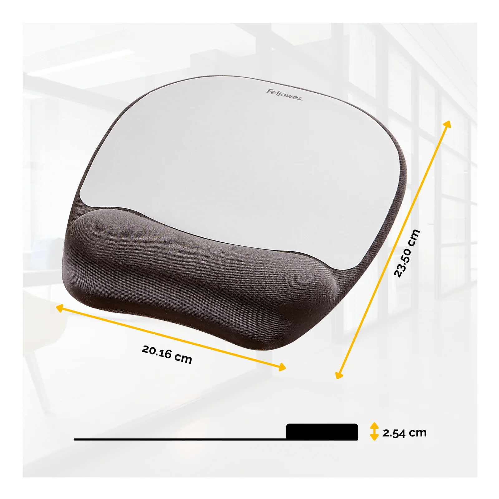 Fellowes Tapis de souris - Repose-poignets Ergo Mouss'