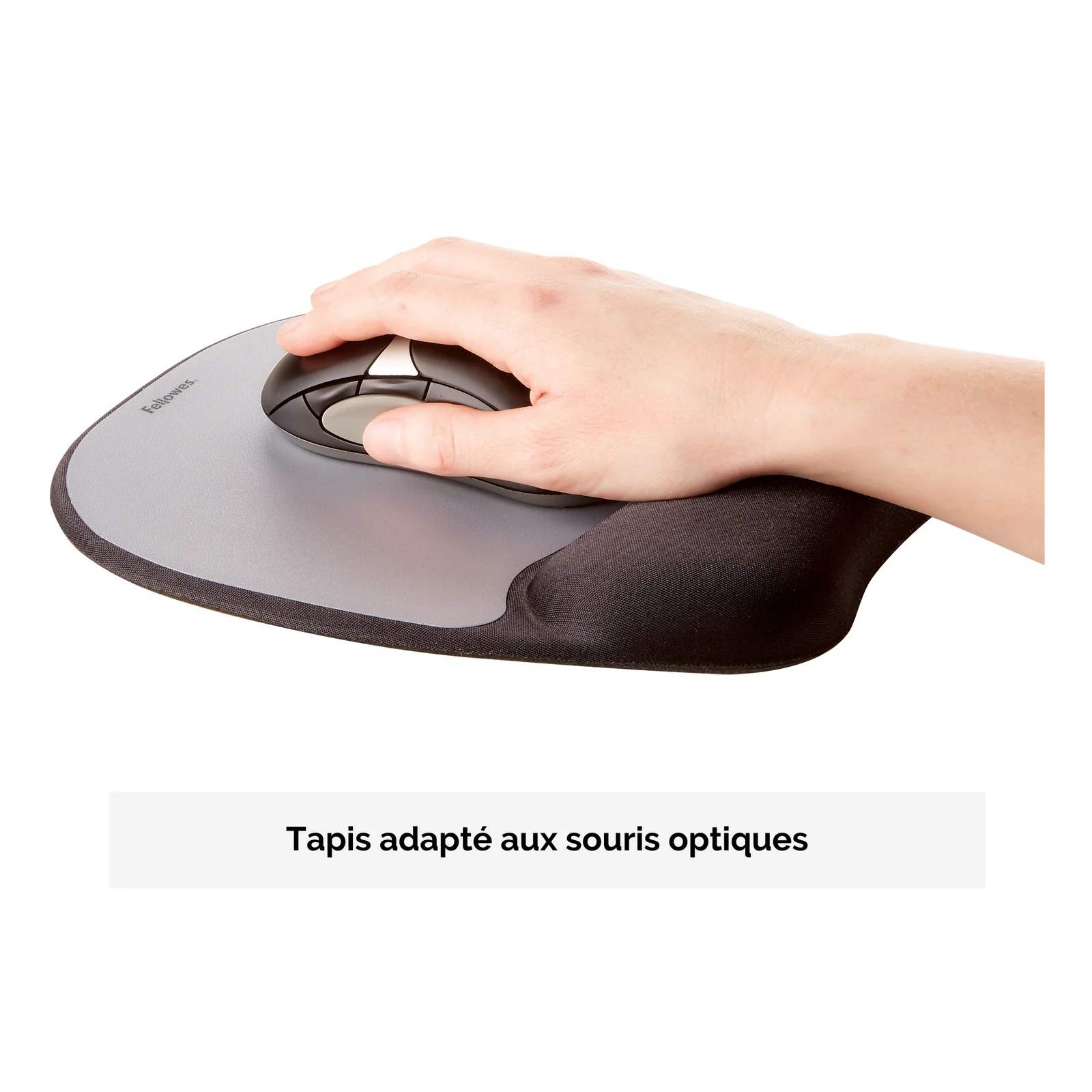 Fellowes Tapis de souris - Repose-poignets Ergo Mouss'