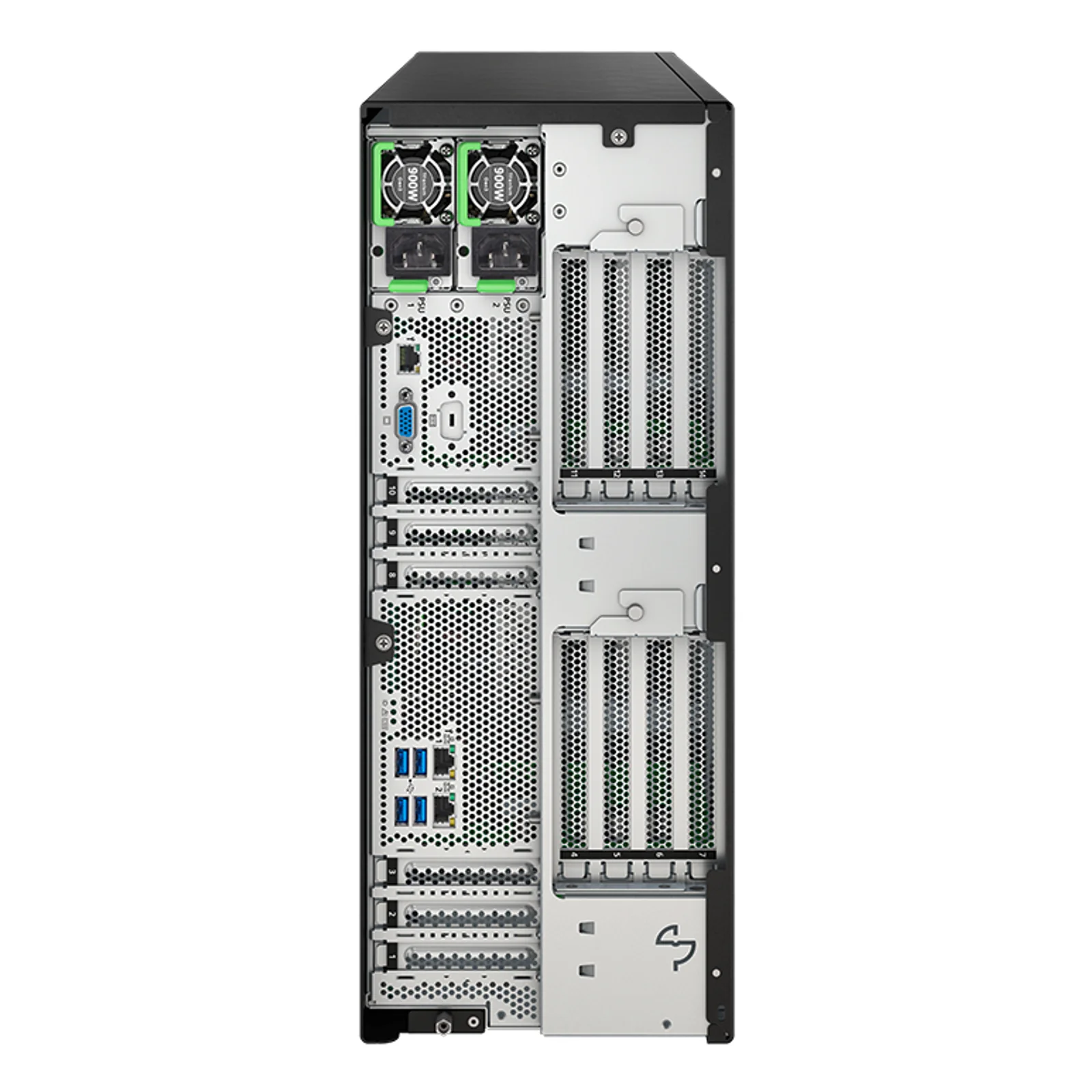 Fujitsu PRIMERGY TX2550 M7 serveur Tower Intel® Xeon® Silver 4410Y 2 GHz 32 Go DDR5-SDRAM 900 W