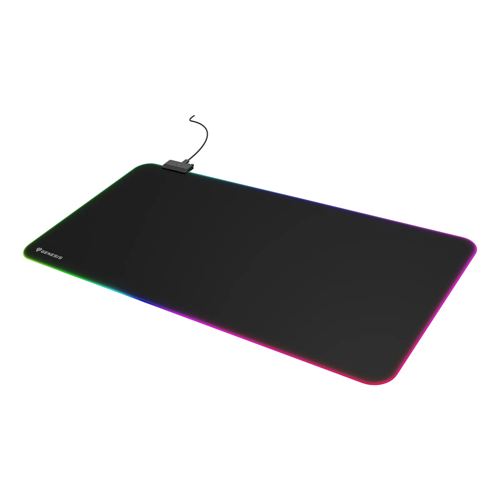 Boron 500 XXL RGB Tapis de souris de jeu Noir