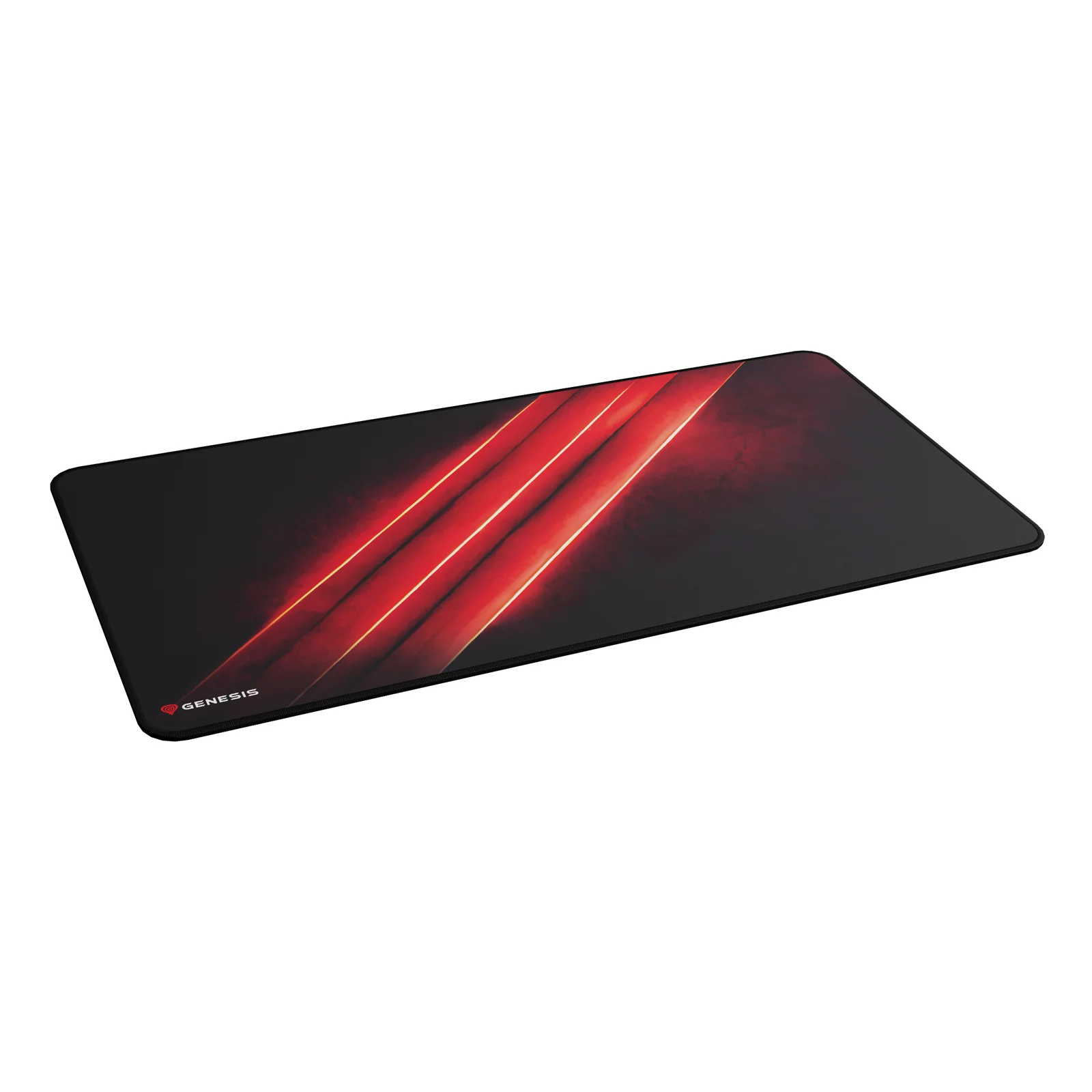 GENESIS Carbon 500 Maxi Flash G2 Tapis de souris de jeu Noir, Rouge